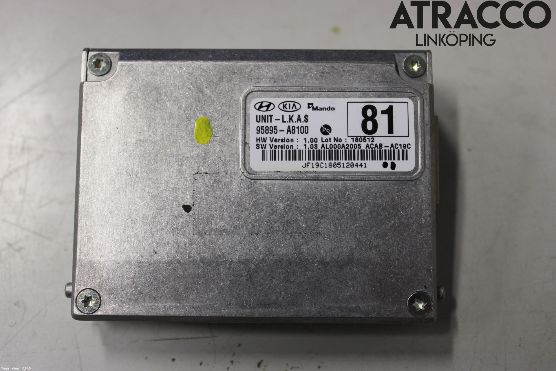 Kia OPTIMA 16-20 Sensor Aktivt Kollisionsskydd