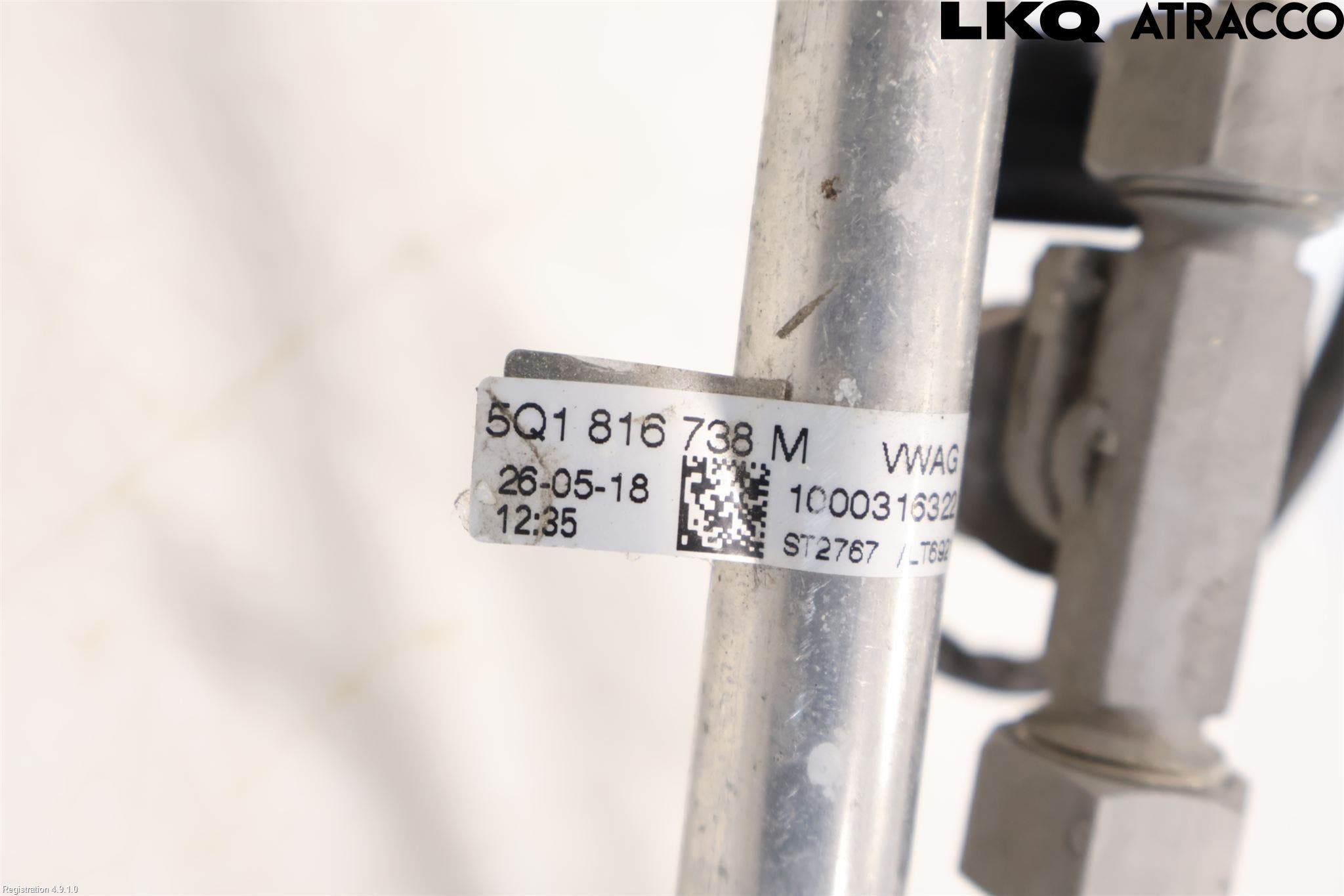 Volkswagen VW PASSAT 15-19 Ac Slang-Rör