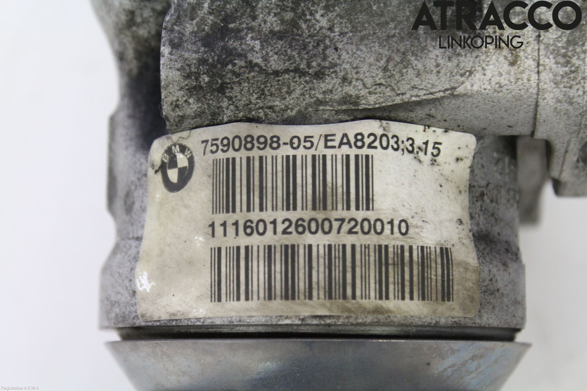 BMW 3 F30/F31/F80 12-19 Framvagn Diffrential