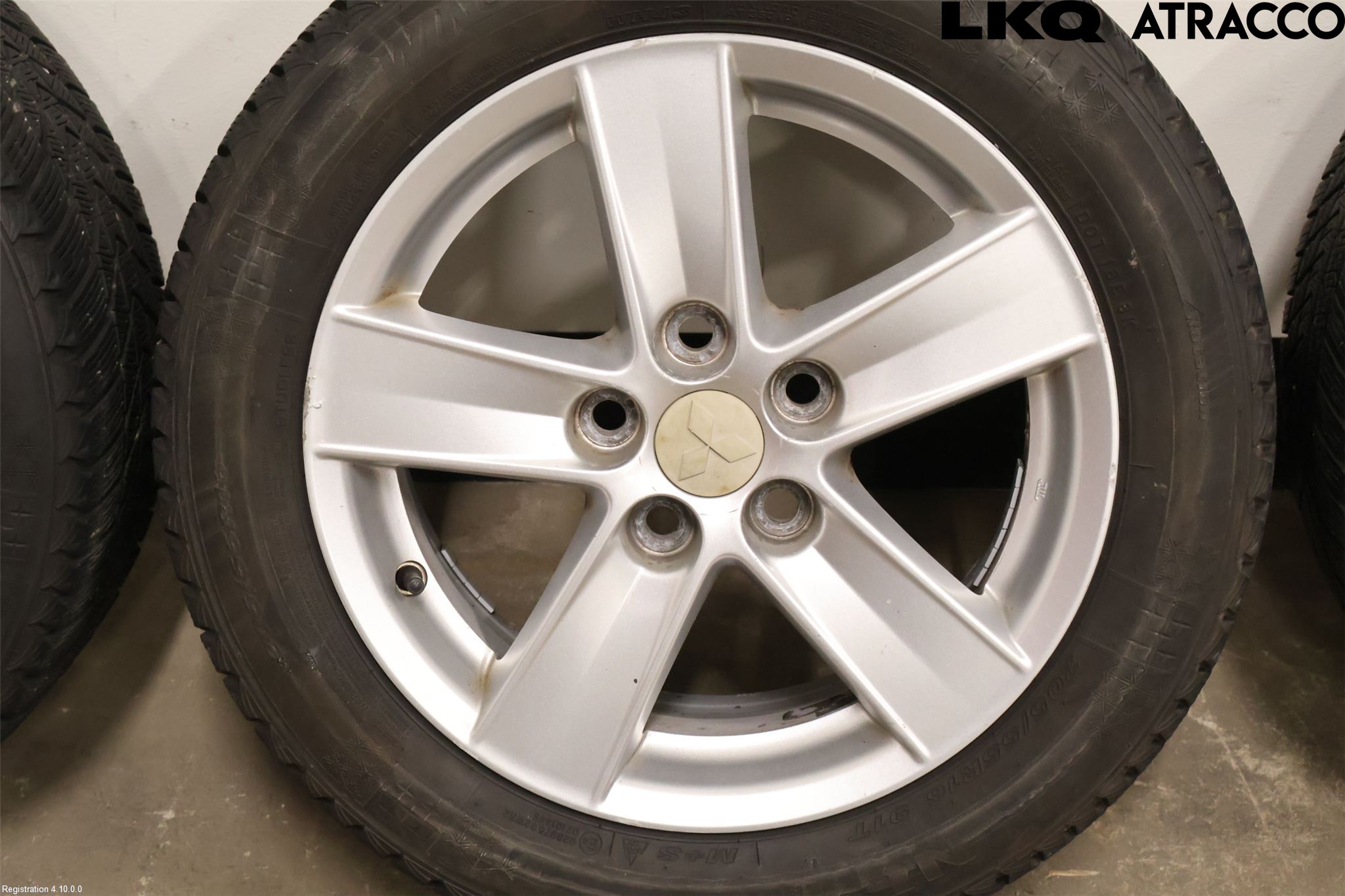 Mitsubishi LANCER 07-14 Vinterdäck Alumfälg 4St