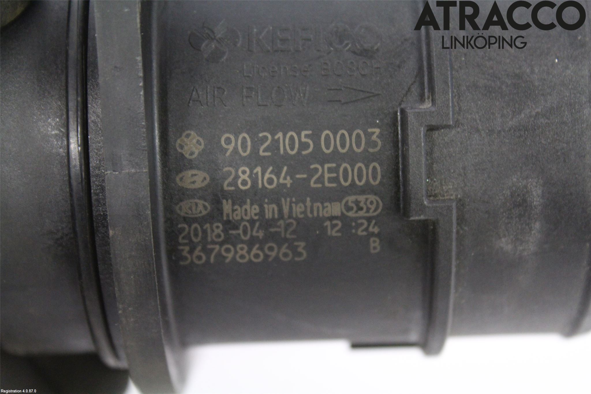 Kia OPTIMA 16-20 Injluftmassamätare