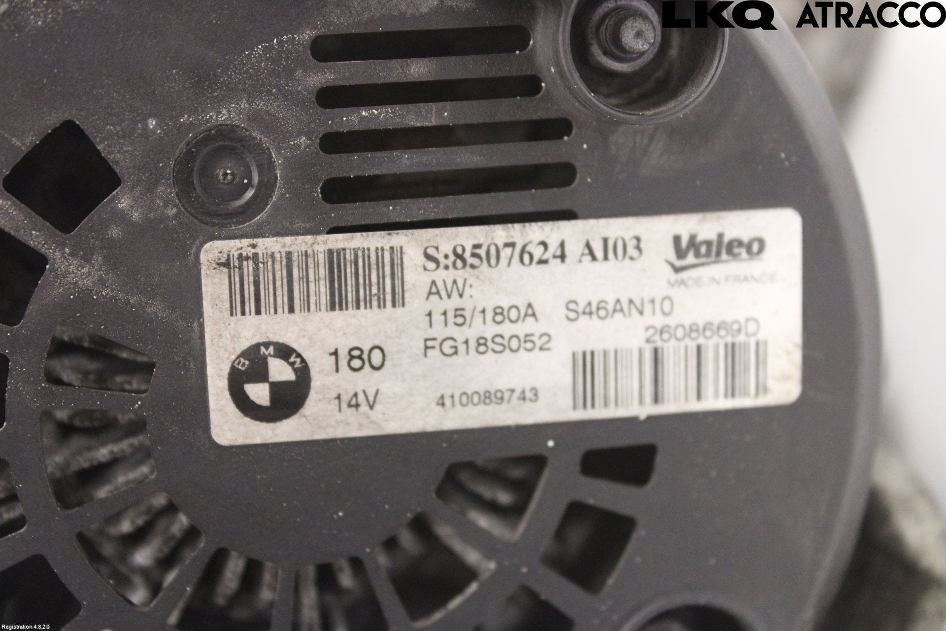 BMW 3 E90/91 SED/TOU 05-12 Generator