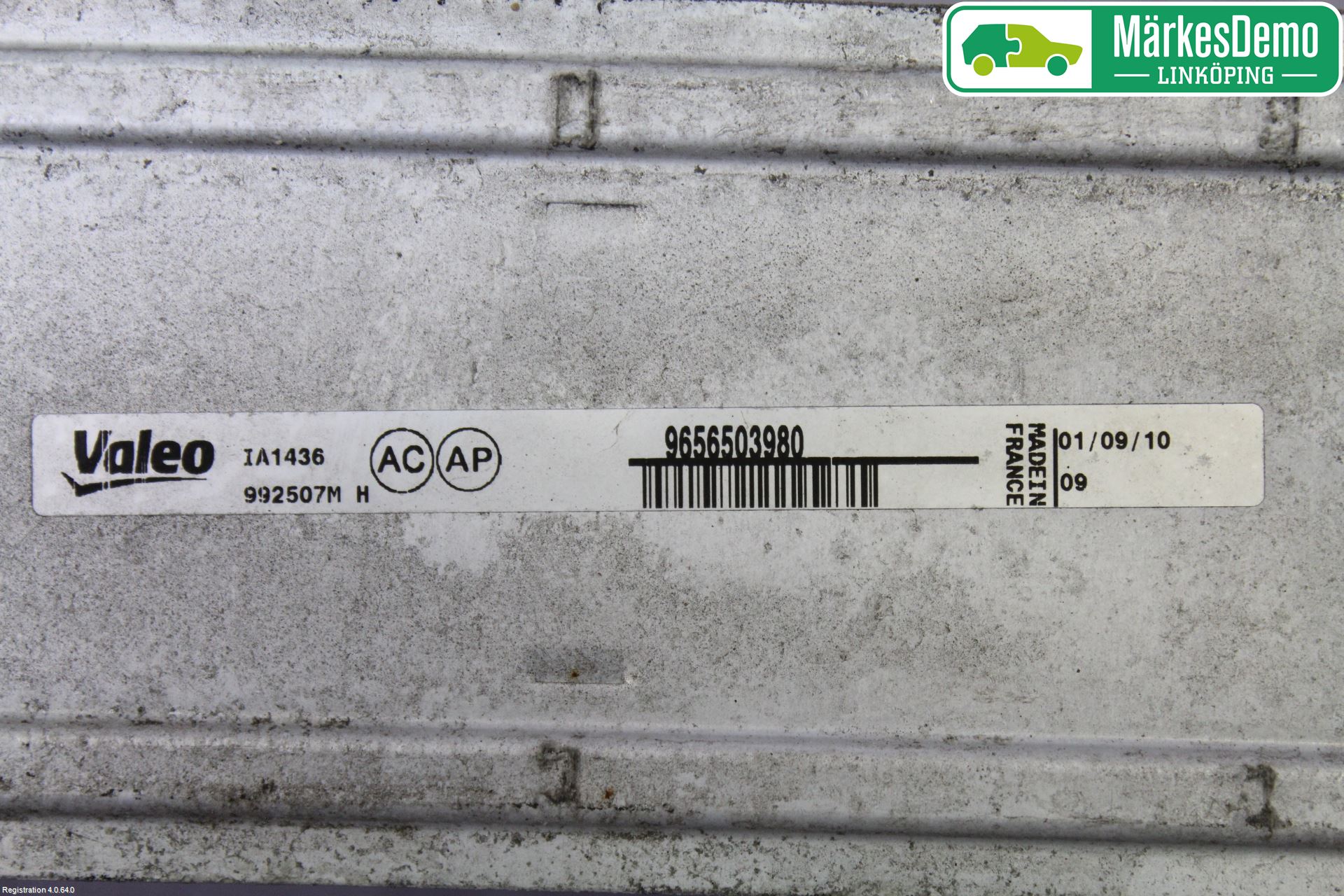 Peugeot 308 08-13 Laddluft-Intercooler Kyl