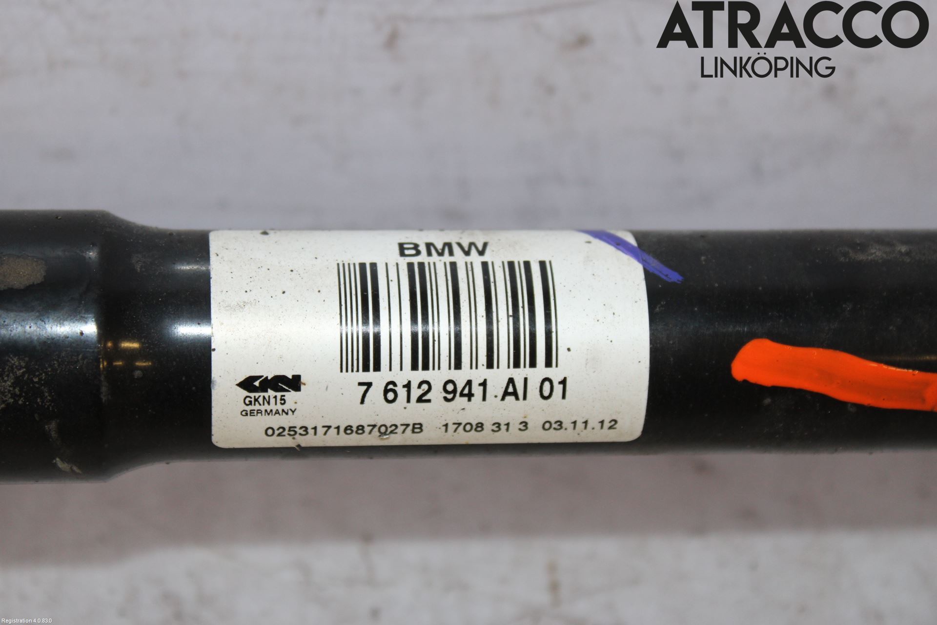 BMW 5 F10/F11/F18 09-17 Drivaxel Bak Vänster