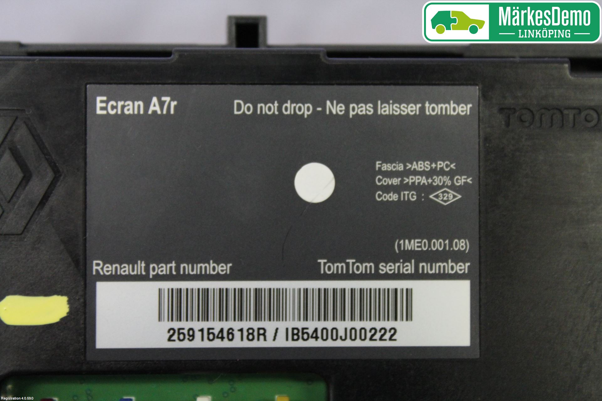 Renault LAGUNA III 11-15 Multifunktionsdisplay