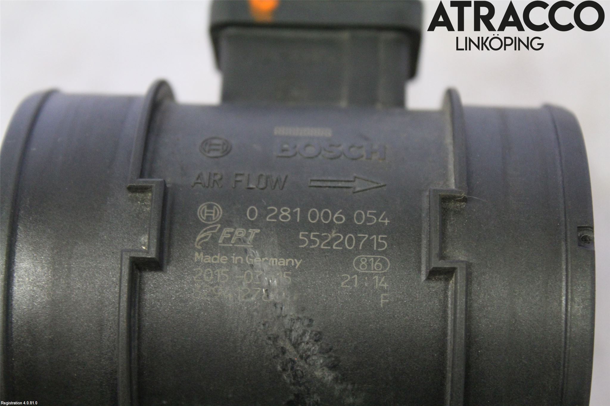 Fiat 500X 15- Injluftmassamätare