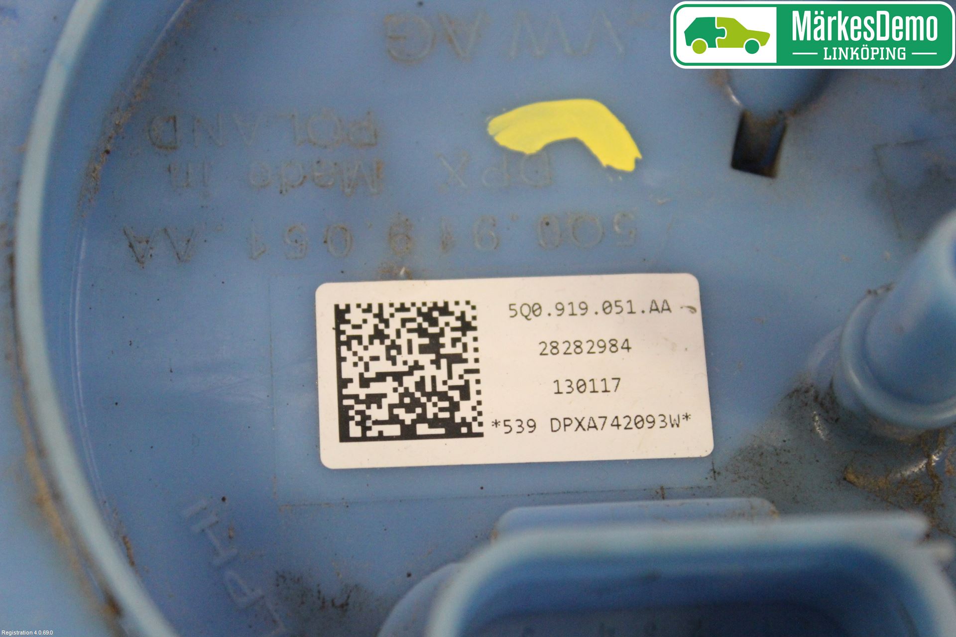 Volkswagen VW GOLF / E-GOLF VII 13-20 Bränslepump El