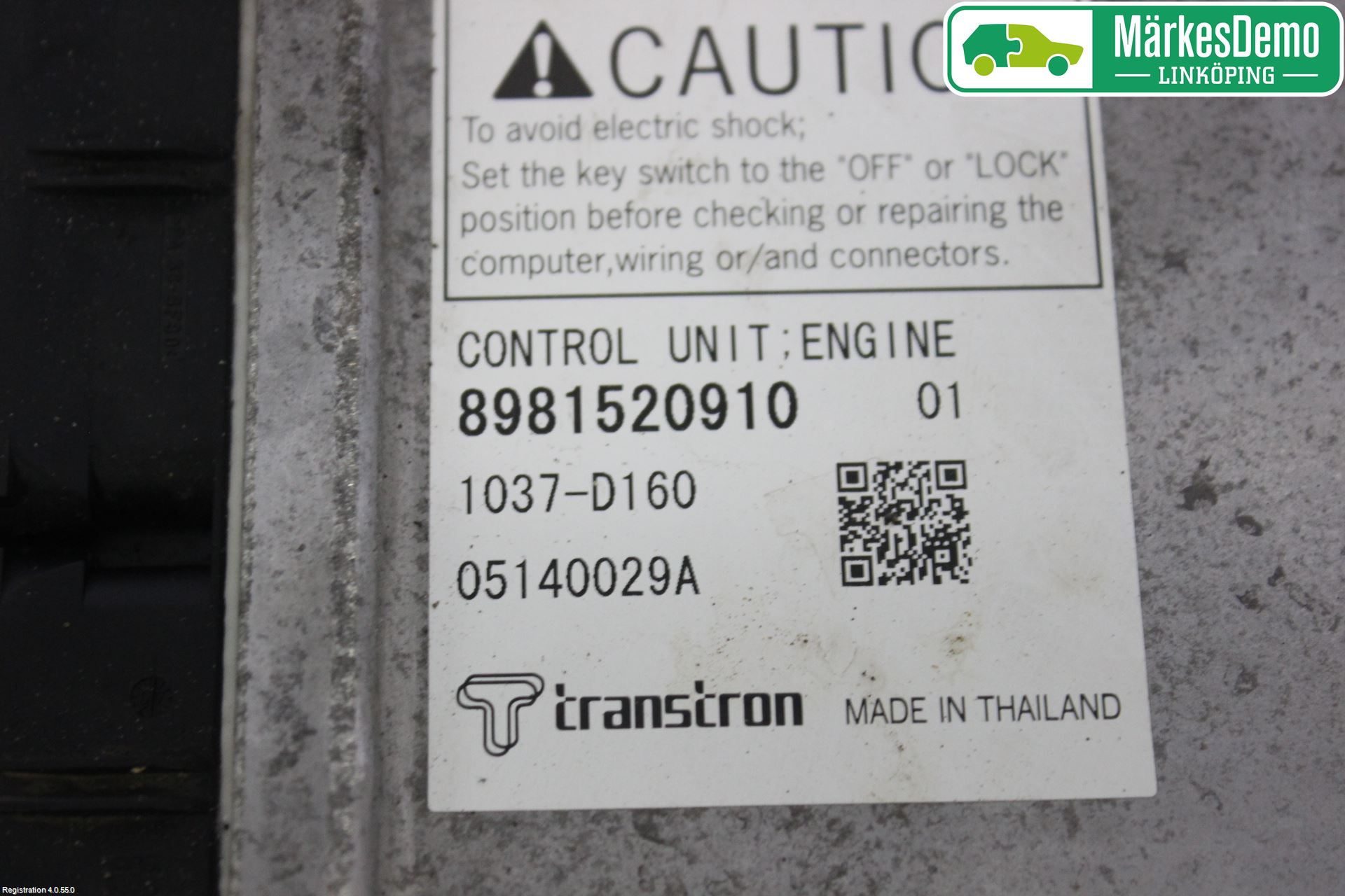 Isuzu D-MAX Styrenhet Insprut Bensin