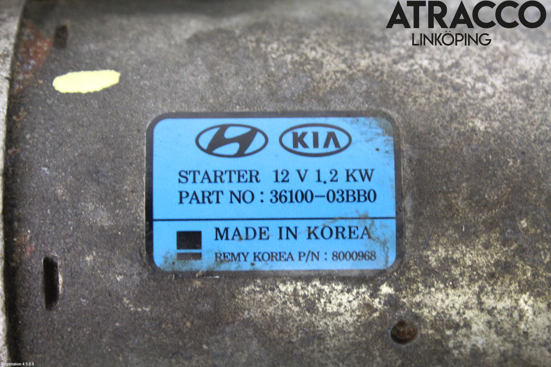 Kia RIO 12-16 Startmotor