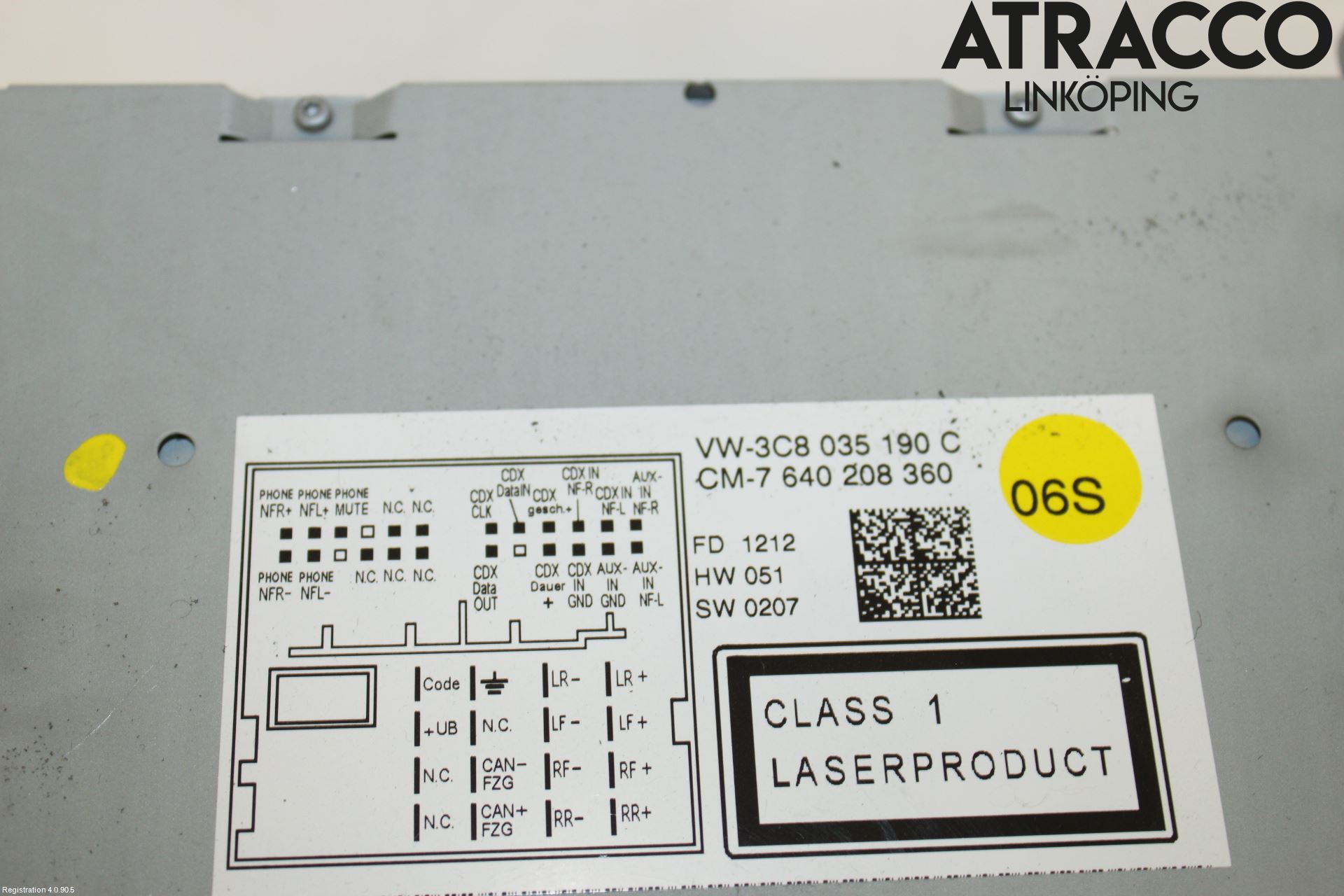 Volkswagen VW PASSAT 11-14 Cd Radio - Multimediapanel