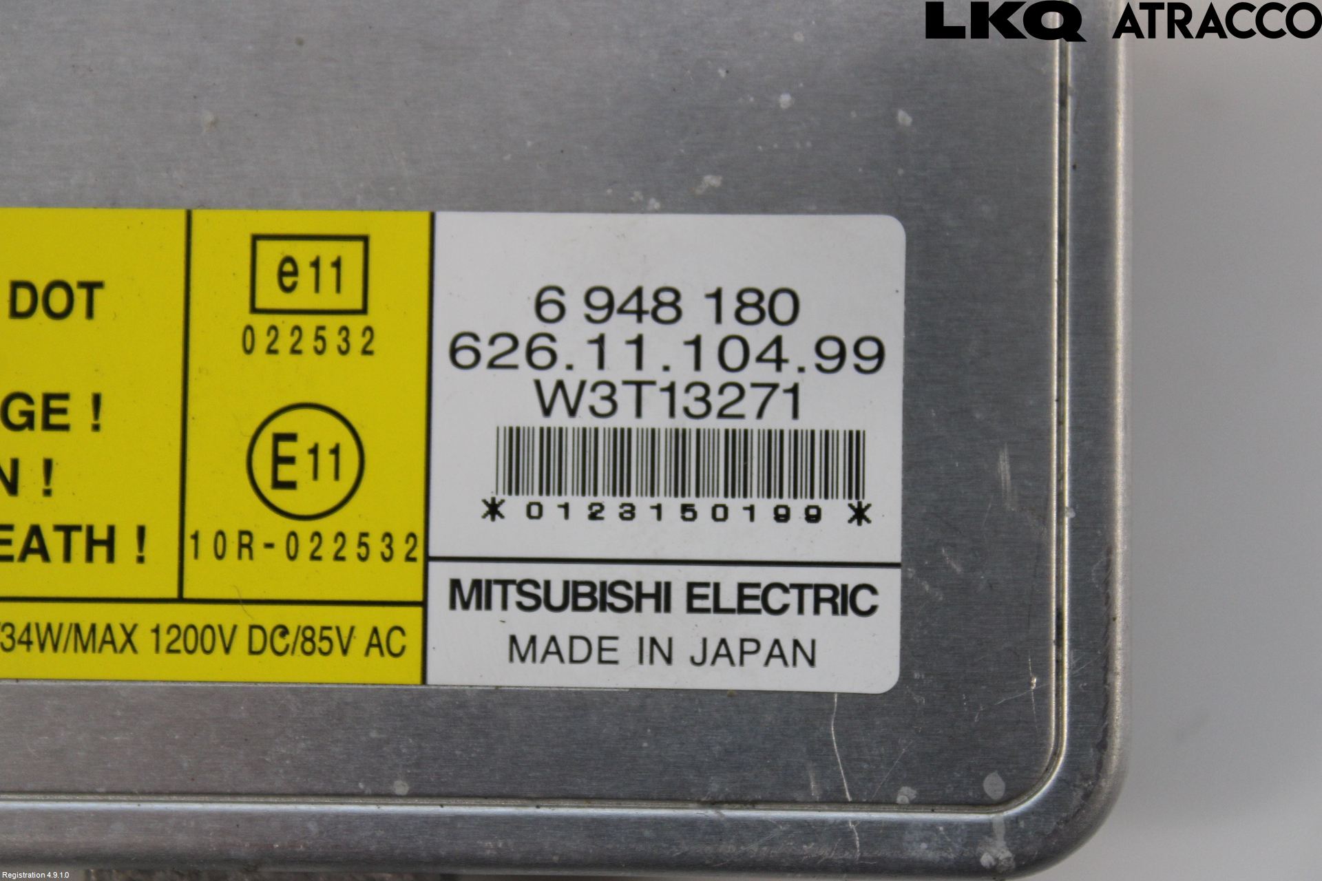 Volvo V70 08-13 Styrenhet Strålkastare