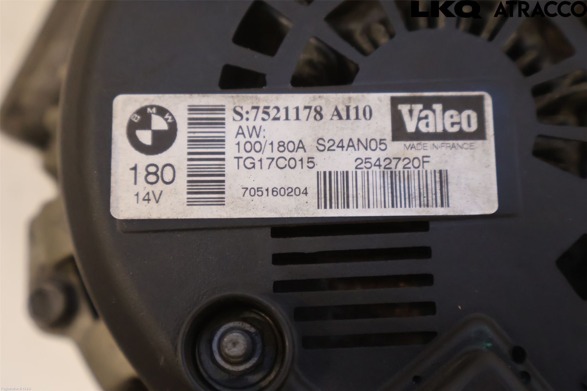BMW 5 E60/61 Sed/Tou 02-10 Generator