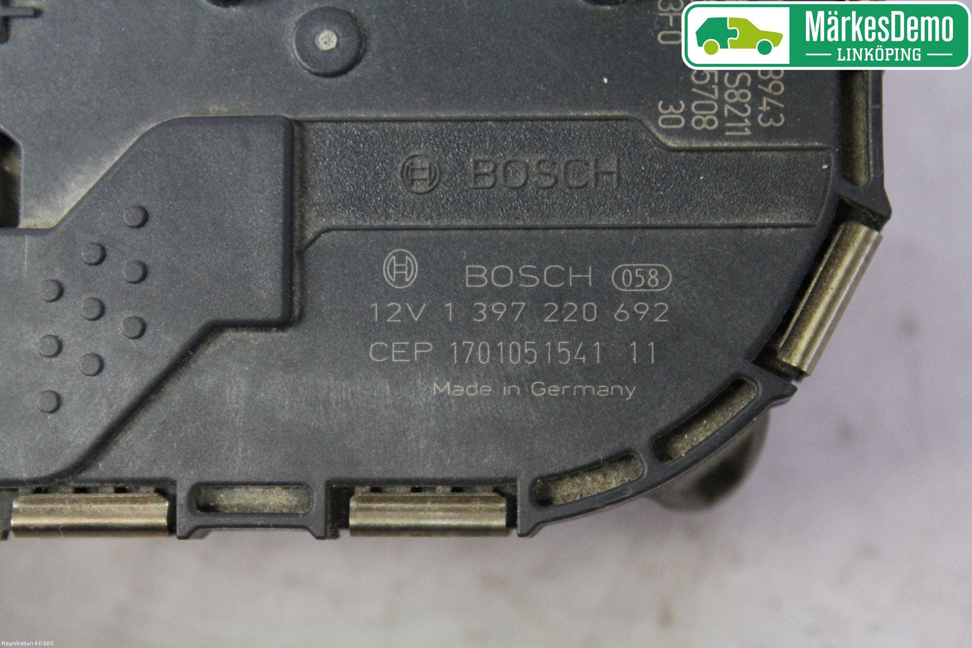 Volkswagen VW GOLF / E-GOLF VII 13-20 Torkarmotor Vindruta