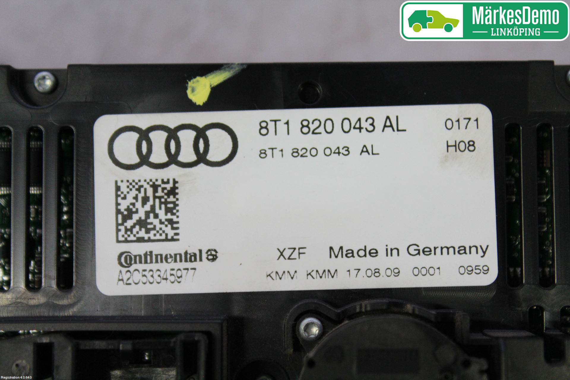 Audi A5 07-16 Ac Styrenhet Ac Manöveren