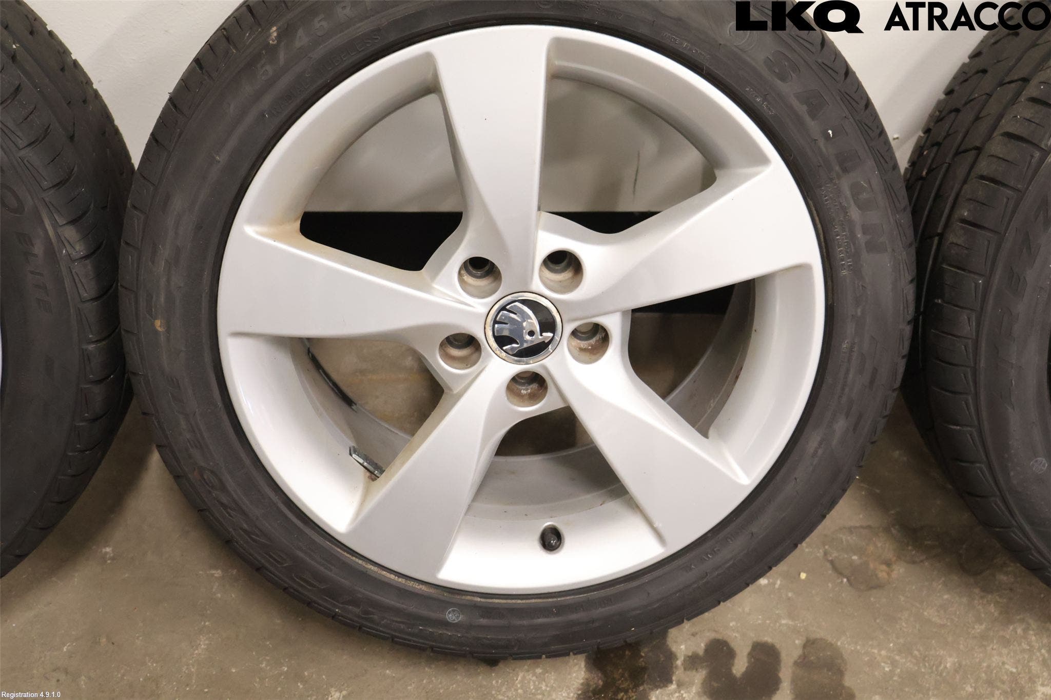 Skoda RAPID Sommardäck Alumfälg 4St