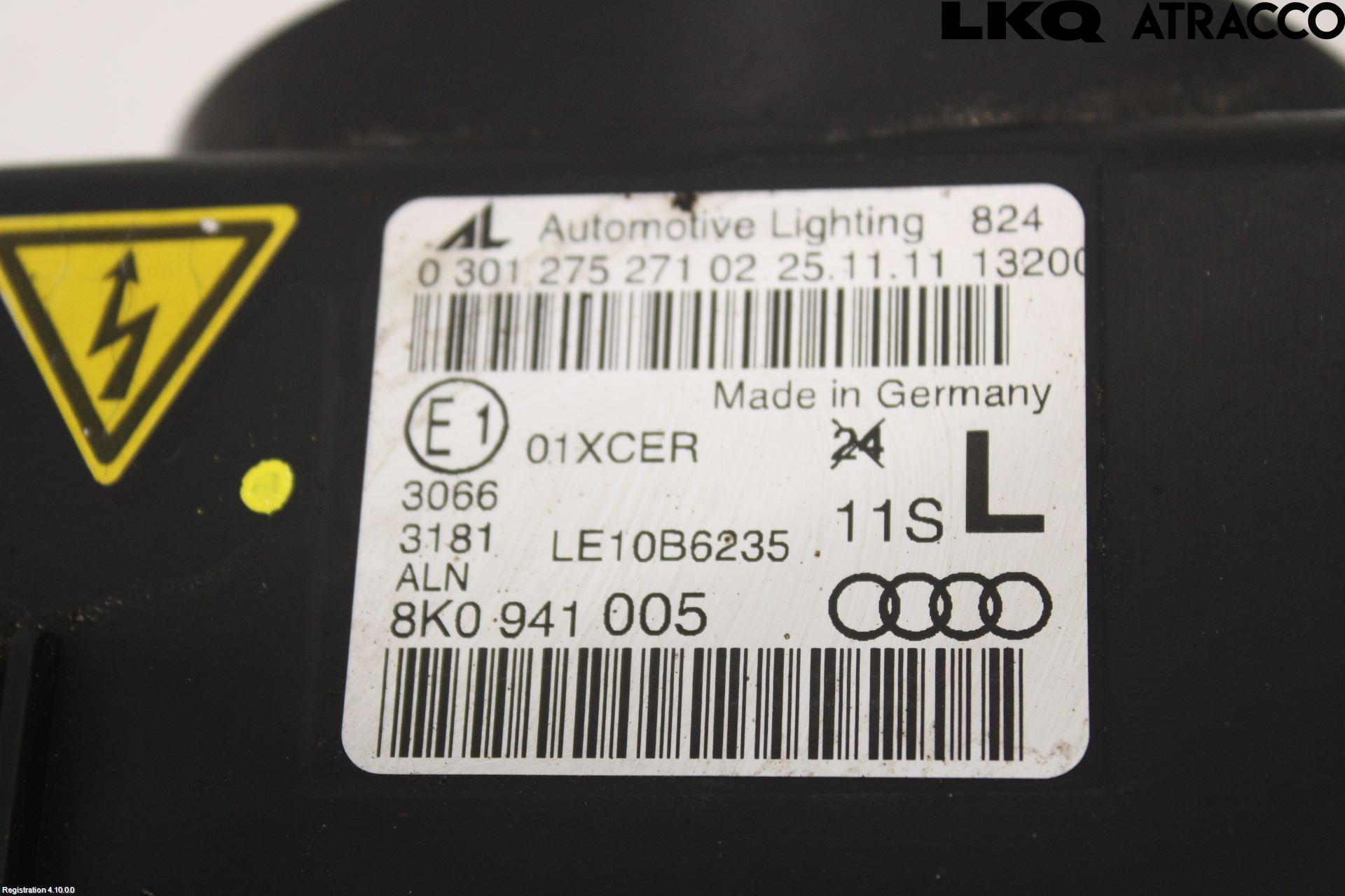 Audi A4 12-15 Strålkastare Vänster