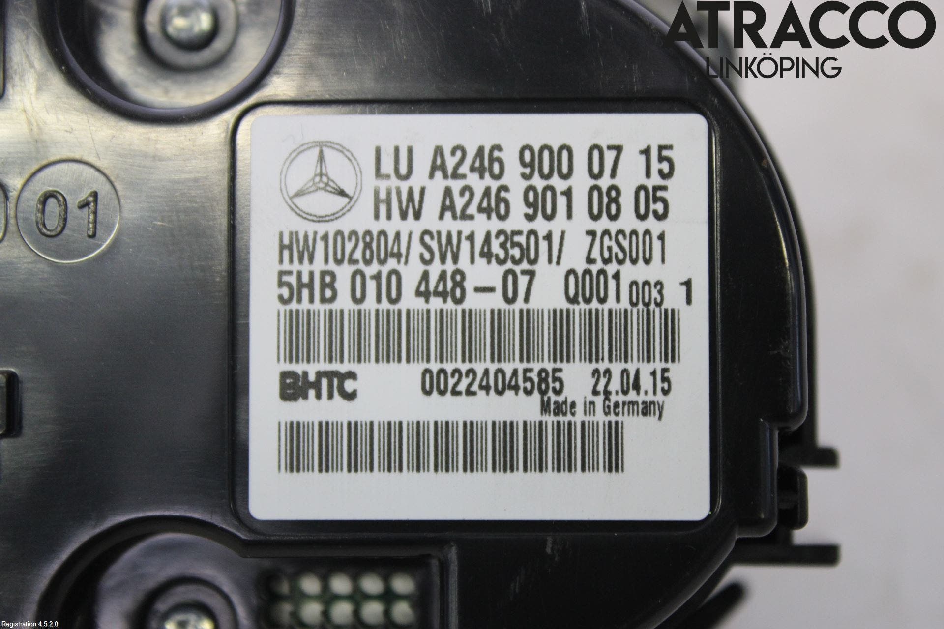 Mercedes-Benz MB CLA-KLASS (C117/X117) 13-19 Ac Styrenhet Ac Manöveren