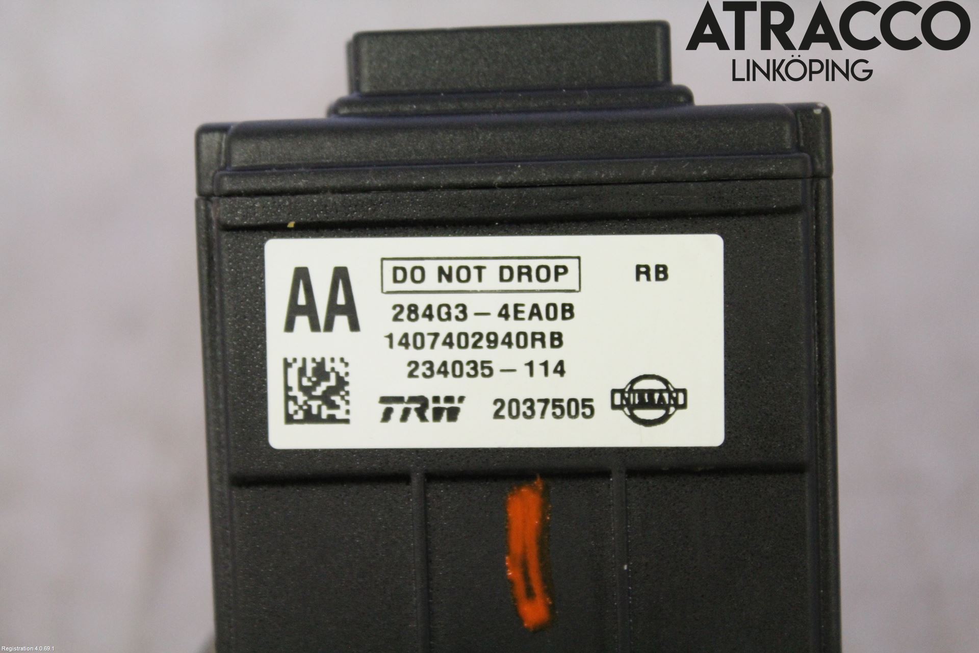 Nissan QASHQAI 14-17 Sensor Aktivt Kollisionsskydd