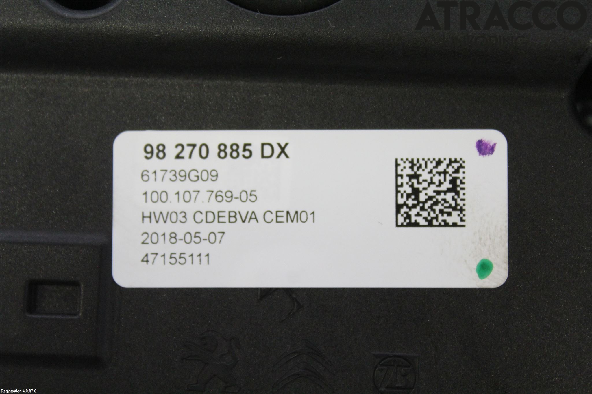 Peugeot 5008 17-24 Växelspak