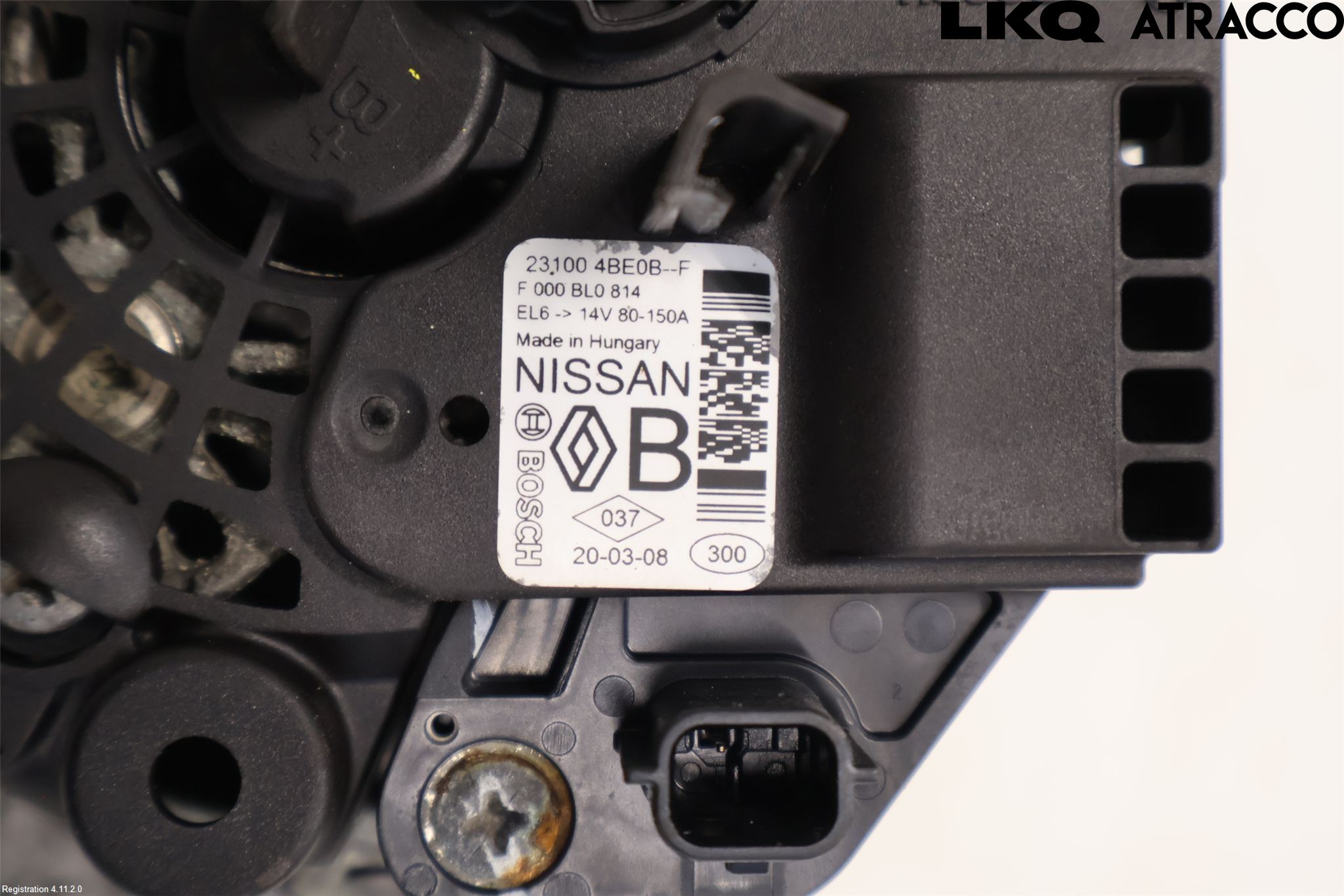 Nissan QASHQAI 17-21 Generator