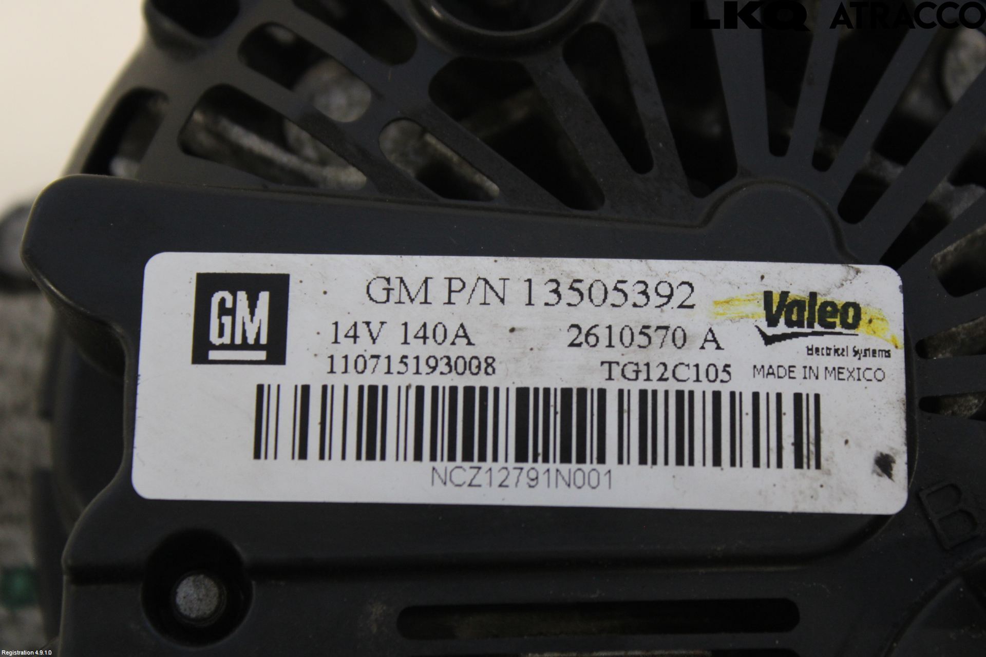 Chevrolet AVEO Generator
