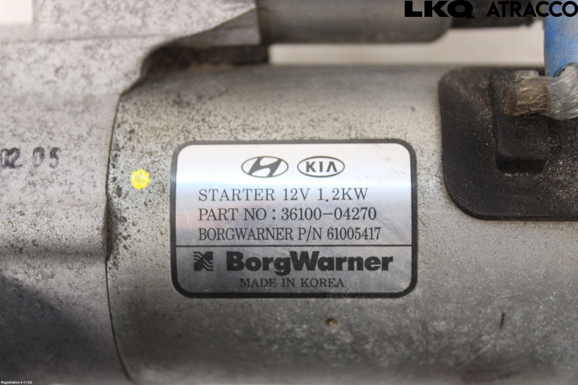 Hyundai i20 GB 15-20 Startmotor