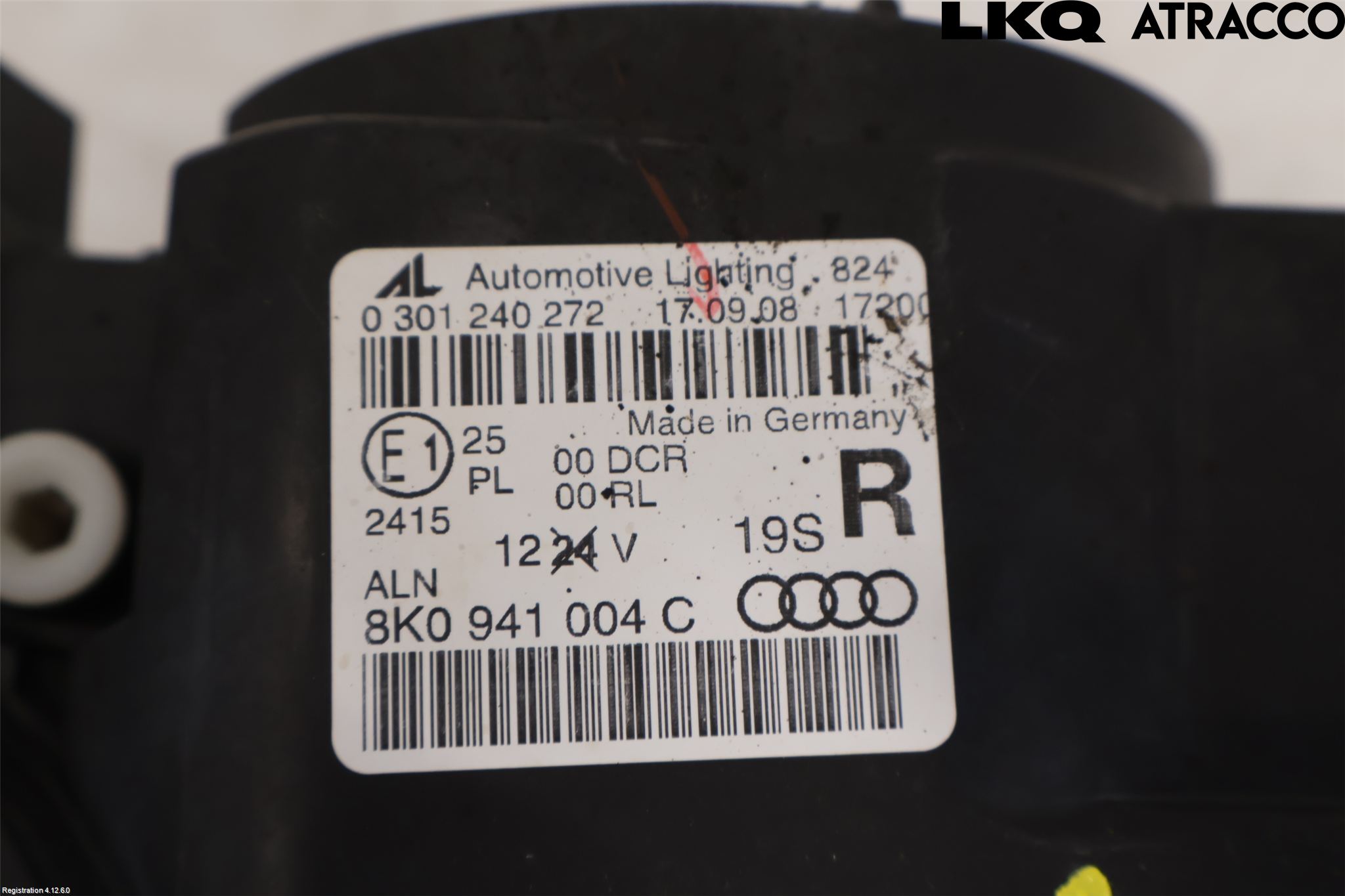 Audi A4/S4 08-11 Strålkastare Höger
