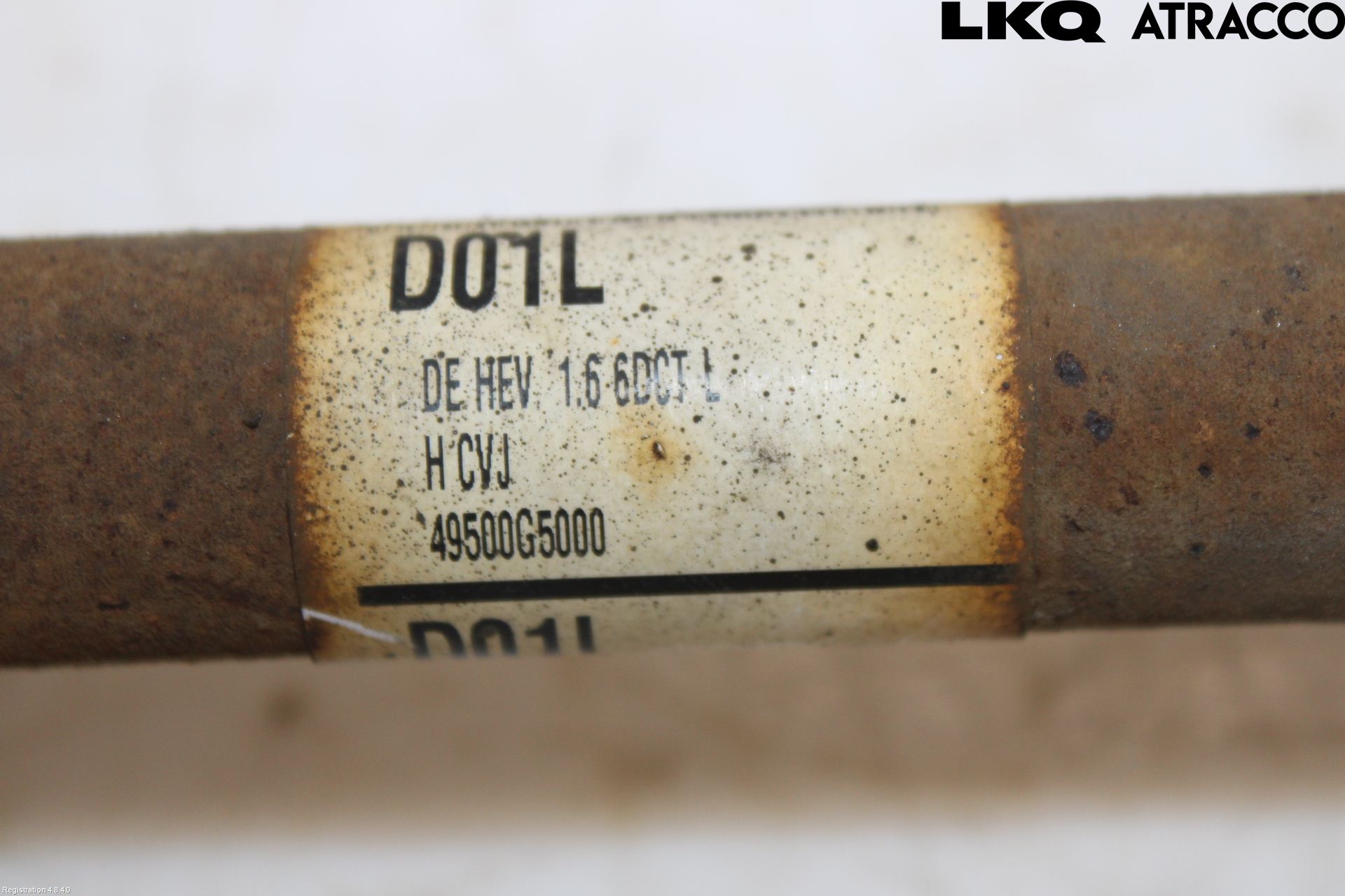Kia NIRO (DE) 17-22 Drivaxel Fram Vänster