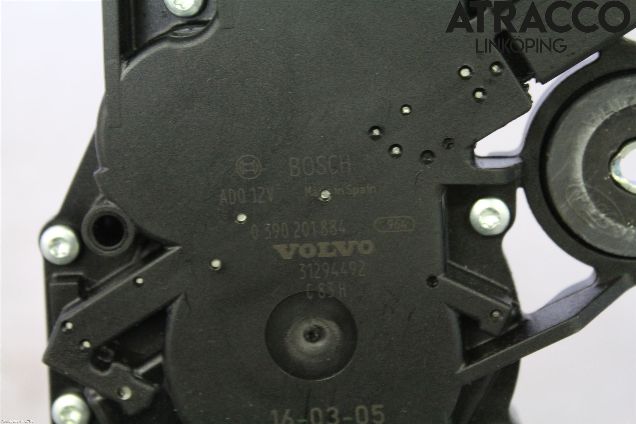 Volvo V40 12-19 Torkarmotor Baklucka