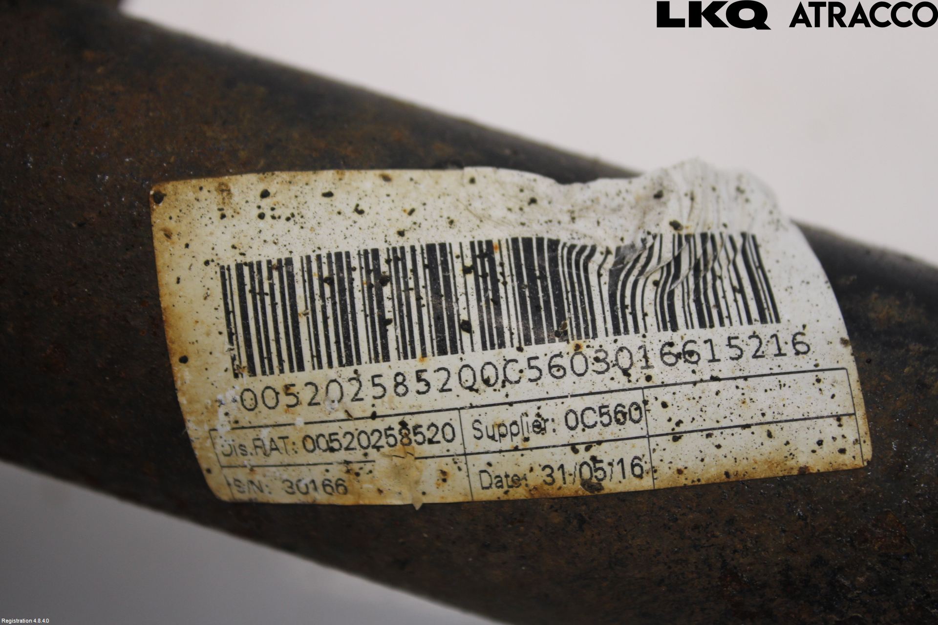 Fiat 500X 15- Fjäderben Bak Vänster