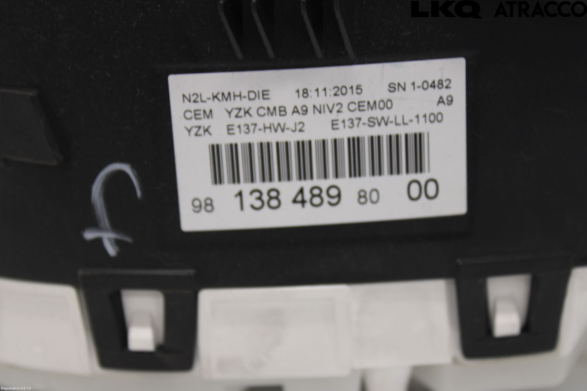 Peugeot PEUGOT 208 16-19 Instrument Komb