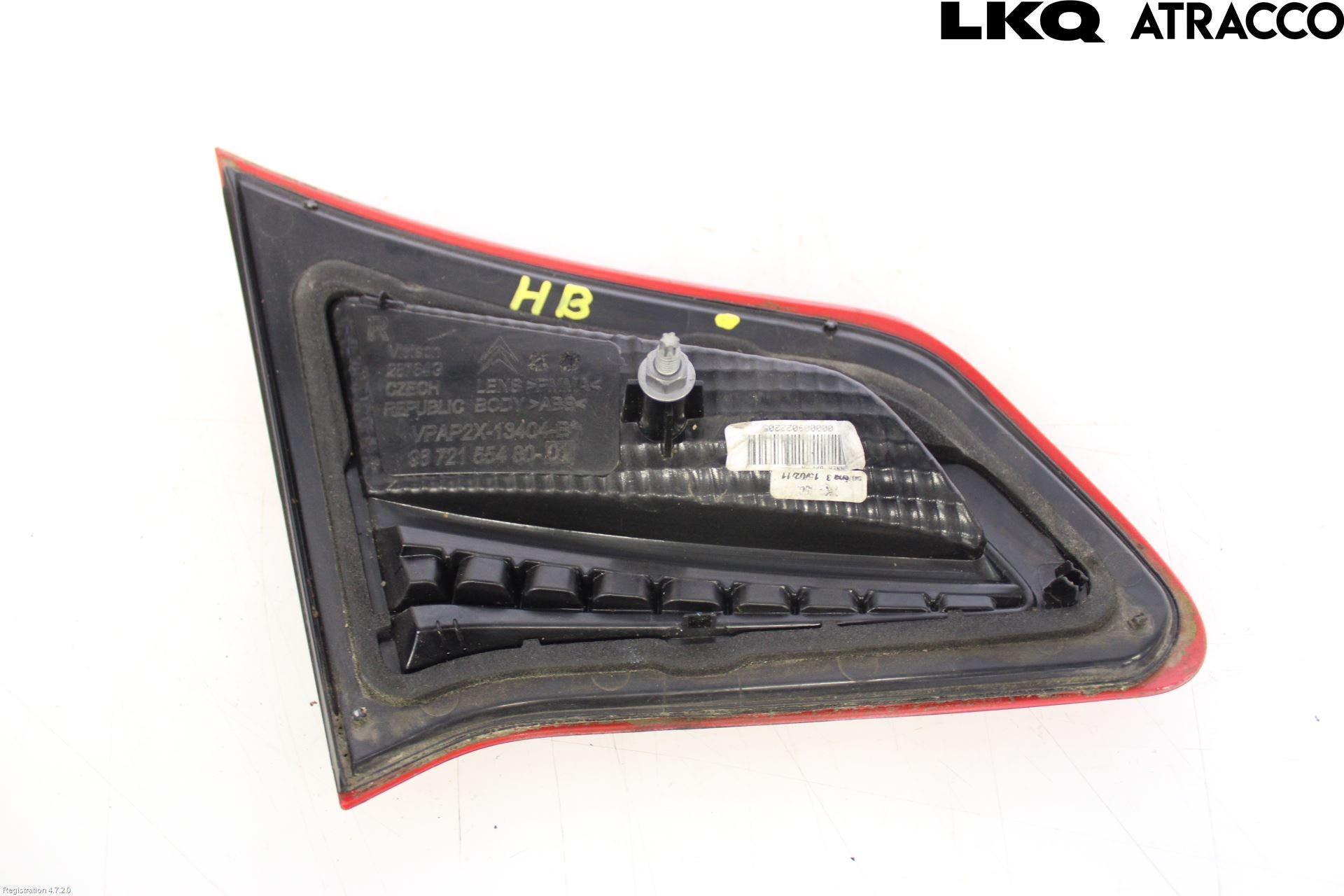 Citroen C4 II 11-18 Bakljus Lucka Hö