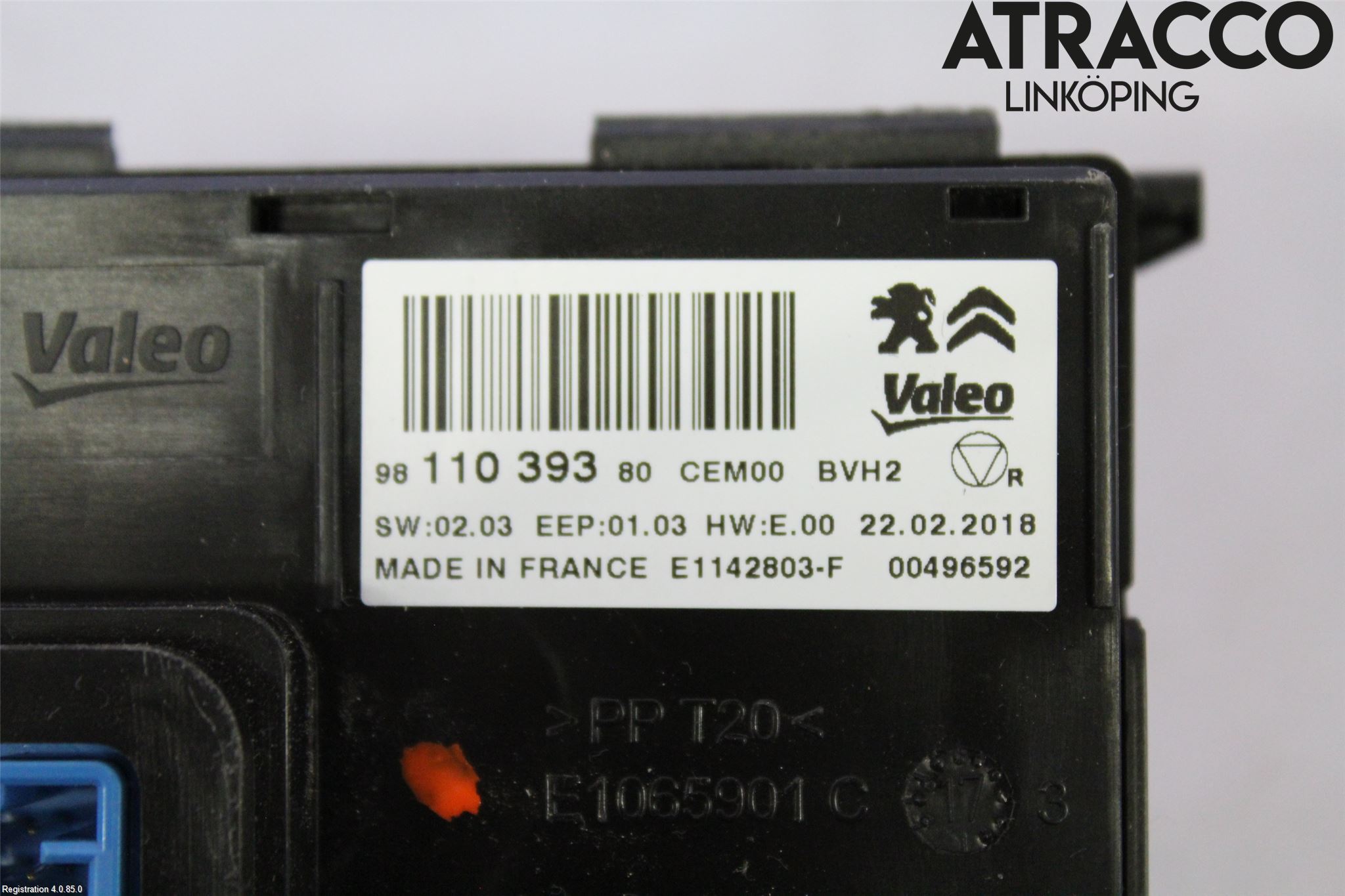 Peugeot 308 14-21 Styrenhet CupEvärme