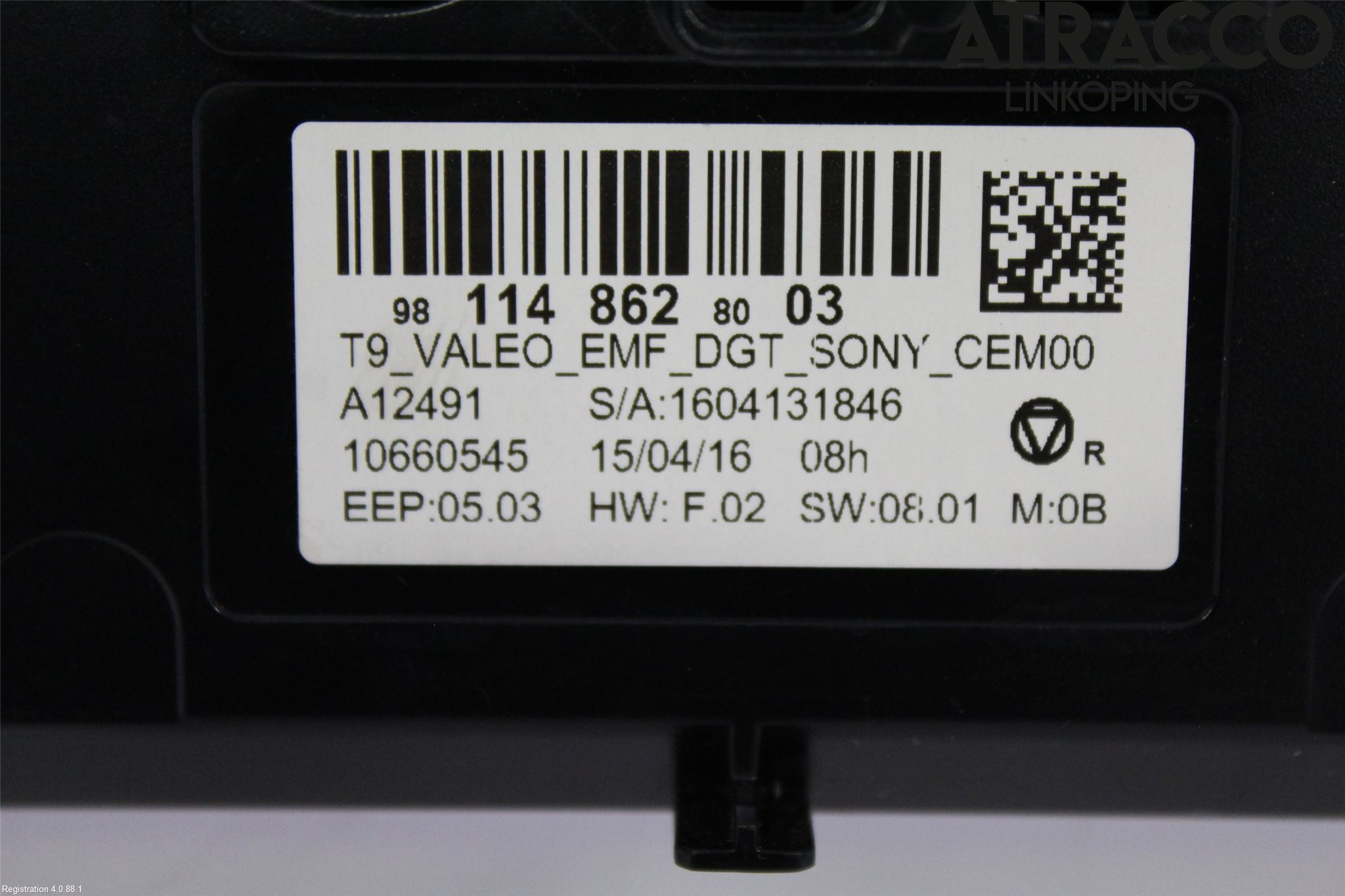 Peugeot 308 14-21 Multifunktionsdisplay