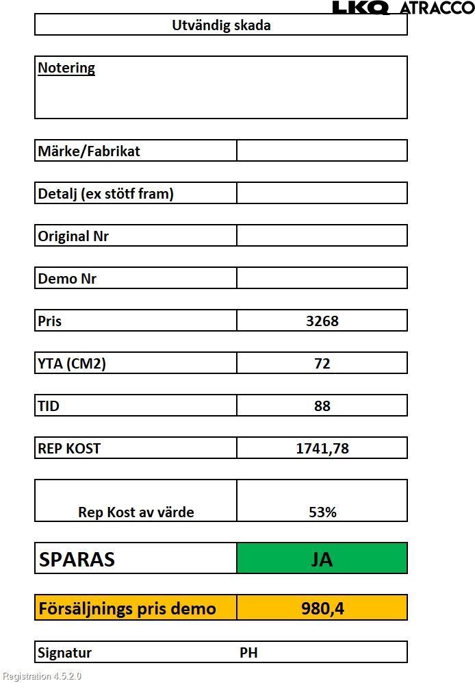 Ford S-MAX 06-15 List Bak-Baklucka