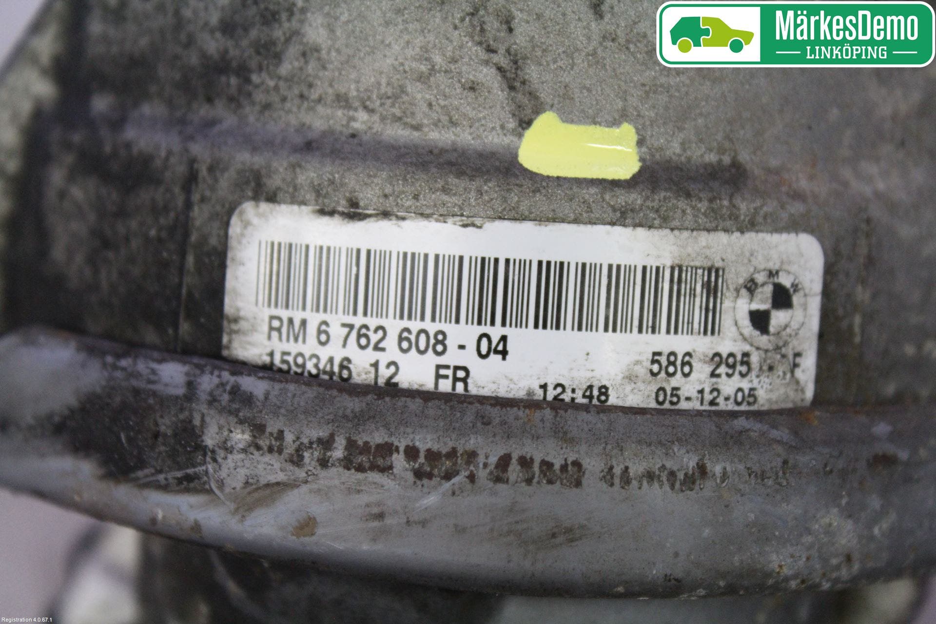 BMW 6 E63/64 02-10 Motorfäste