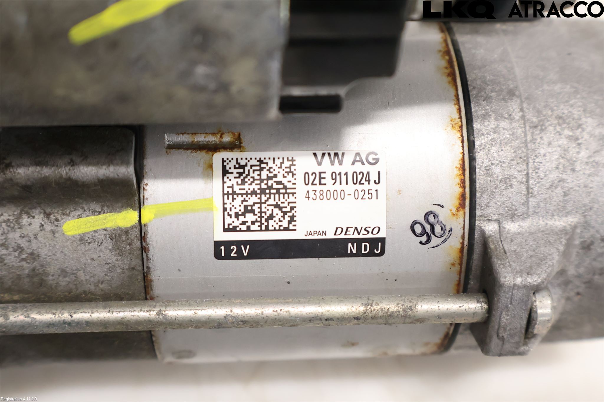 Volkswagen VW PASSAT 15-19 Startmotor Diesel