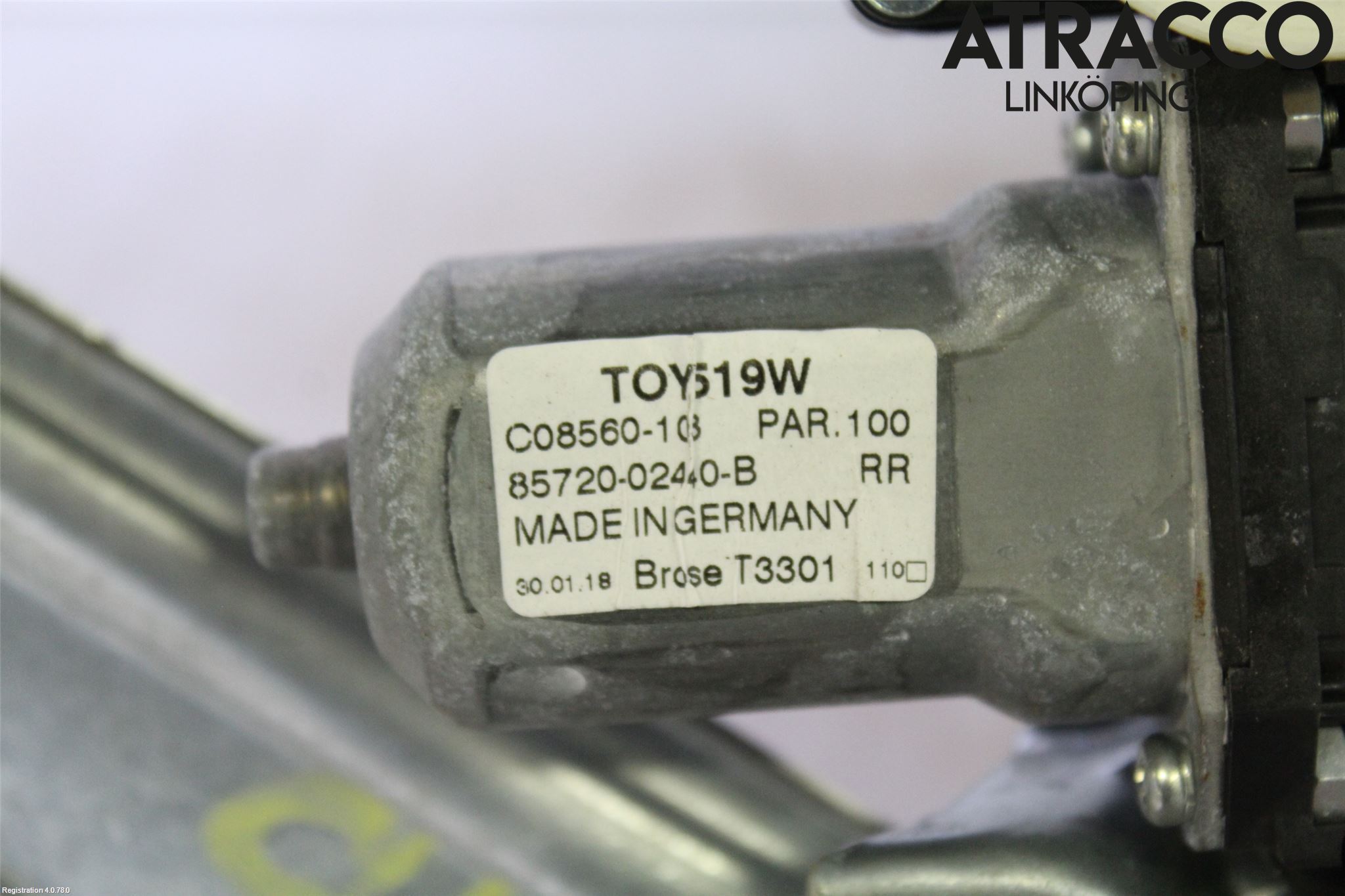 Toyota AURIS 13-19 Fönsterhiss El Kompl