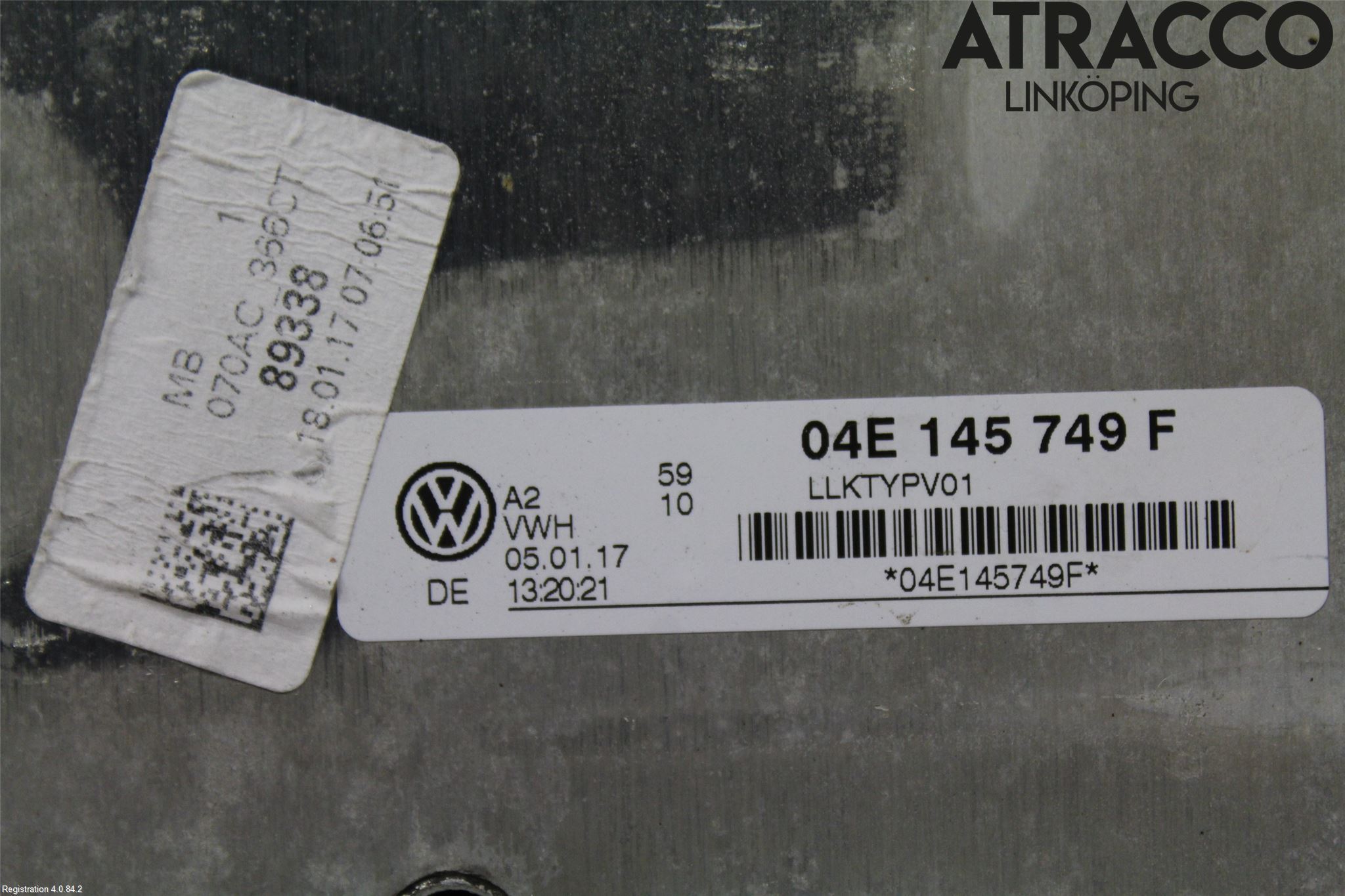 Volkswagen VW GOLF / E-GOLF VII 13-20 Laddluft-Intercooler Kyl