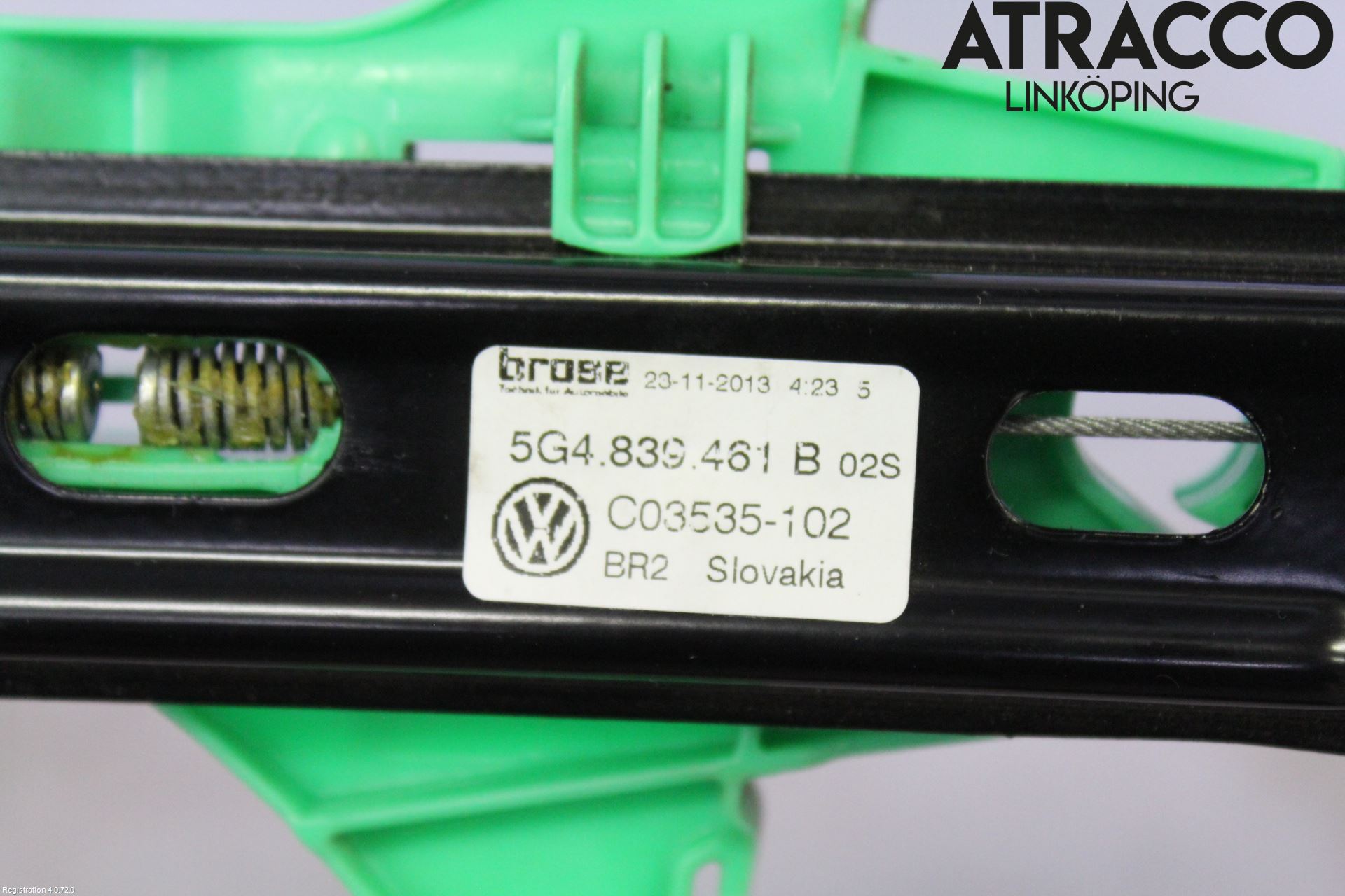 Volkswagen VW GOLF / E-GOLF VII 13-20 Fönsterhissmekanism