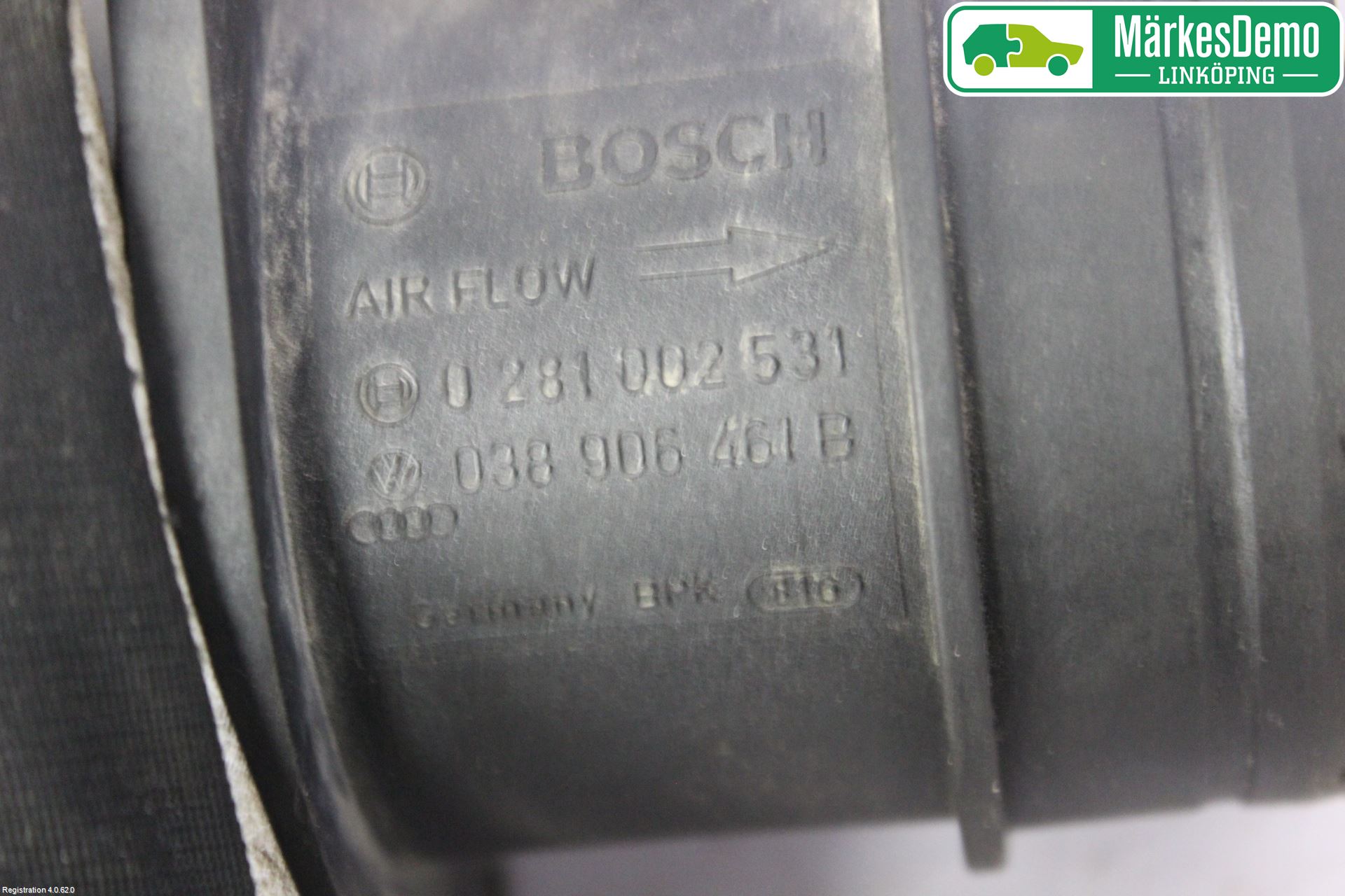 Volkswagen VW CADDY      04-10 Injluftmassamätare