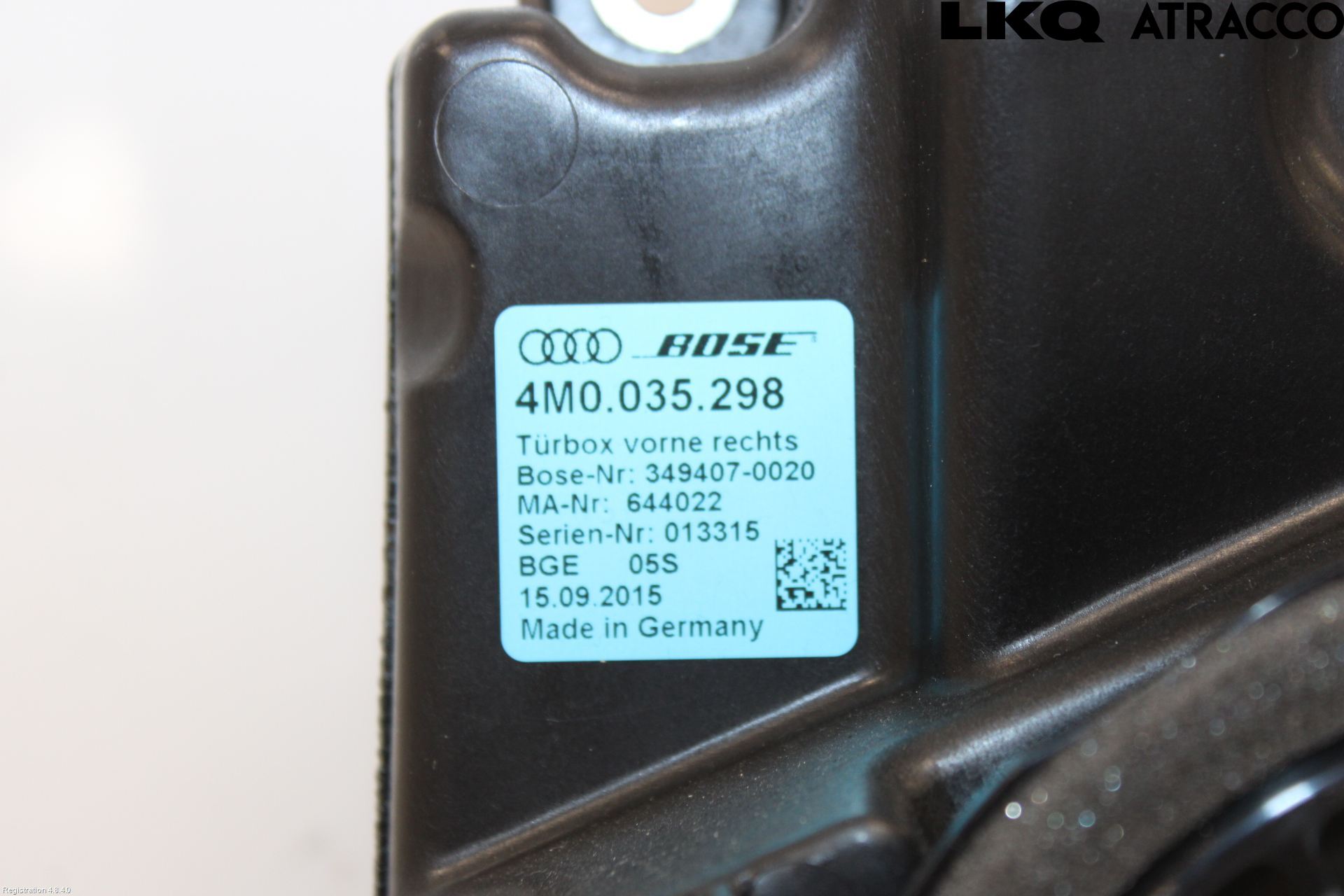 Audi Q7/SQ7 Högtalare