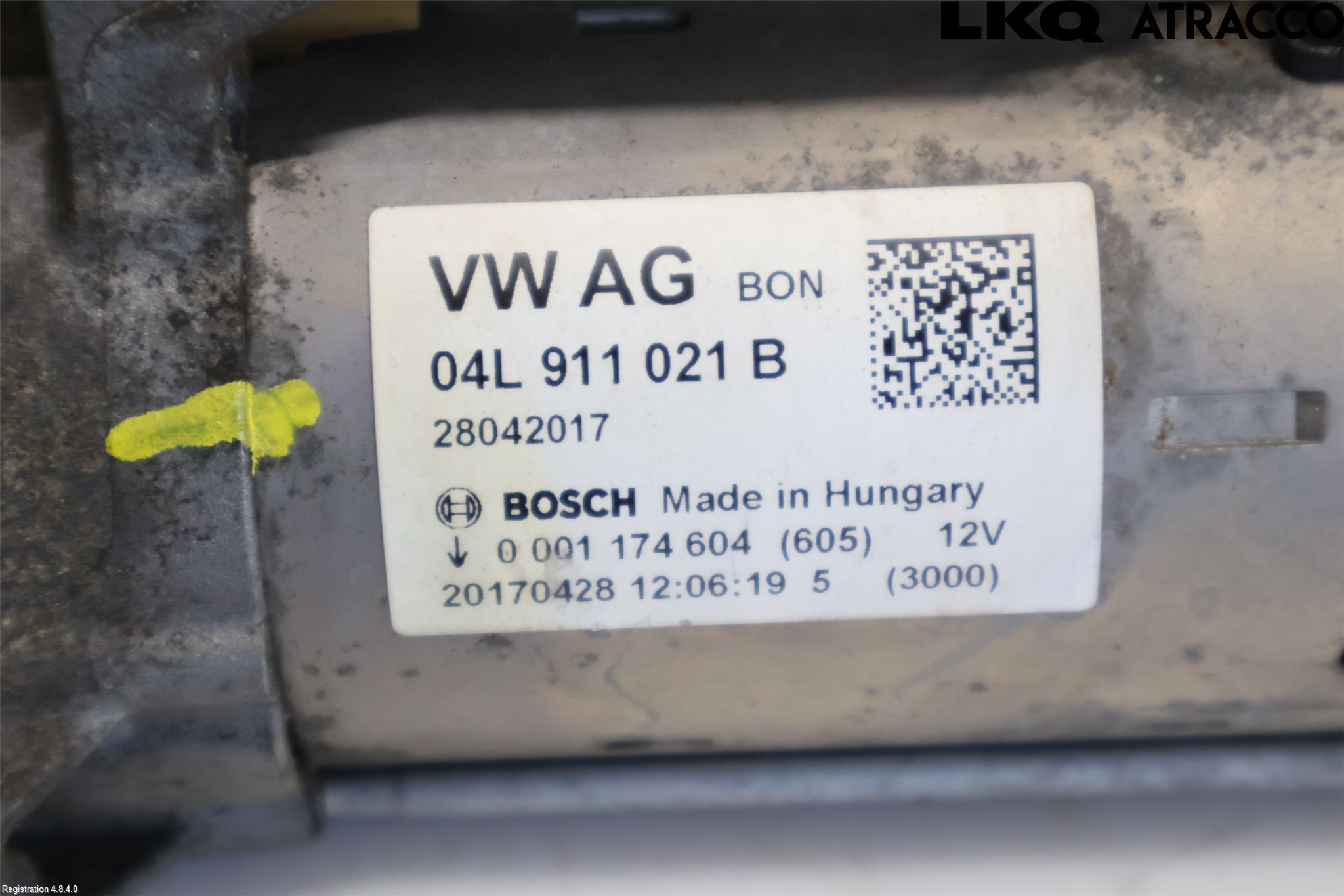 Audi A4/S4 B9 16-19 Startmotor Diesel