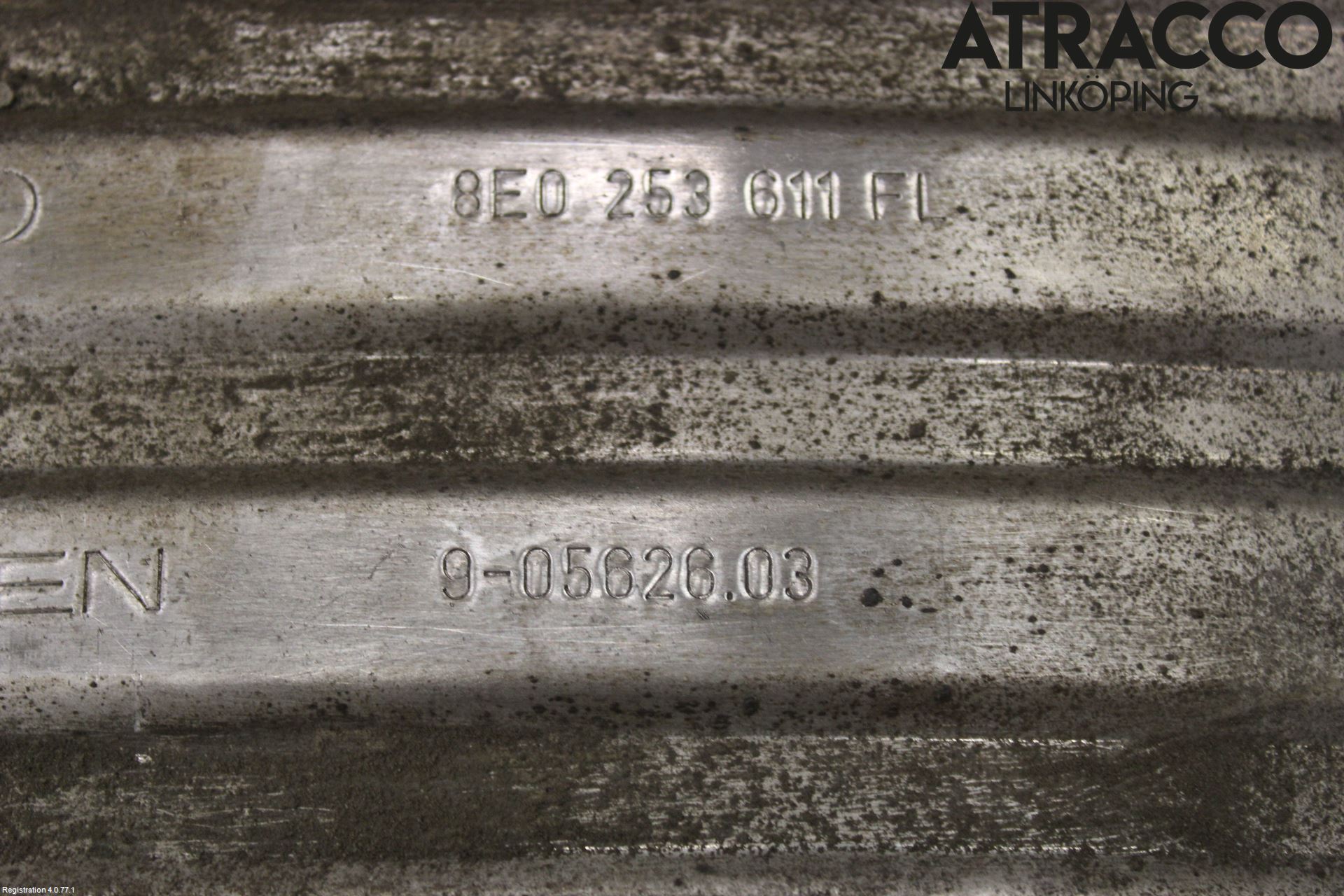 Audi A4/S4 05-07 Avgas Bakre Dämpare