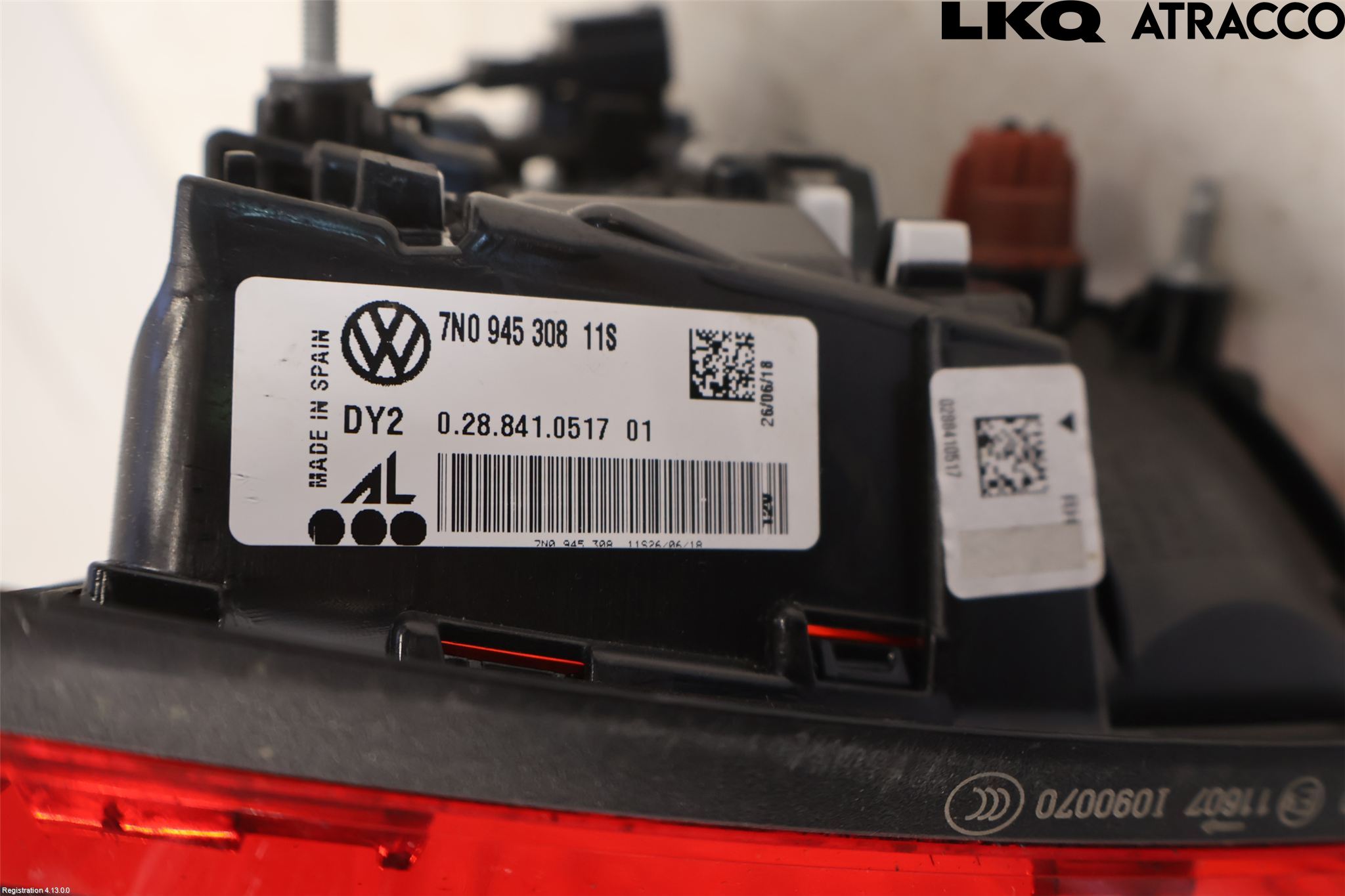 Volkswagen VW SHARAN 11- Bakljus Lucka Hö