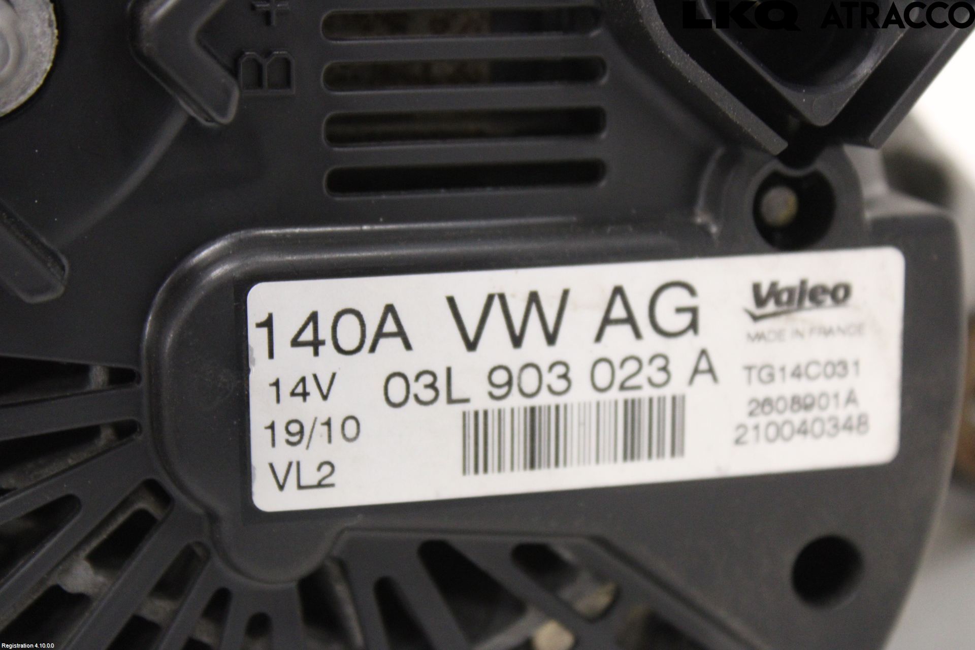 Audi A3/S3 05-13 Generator