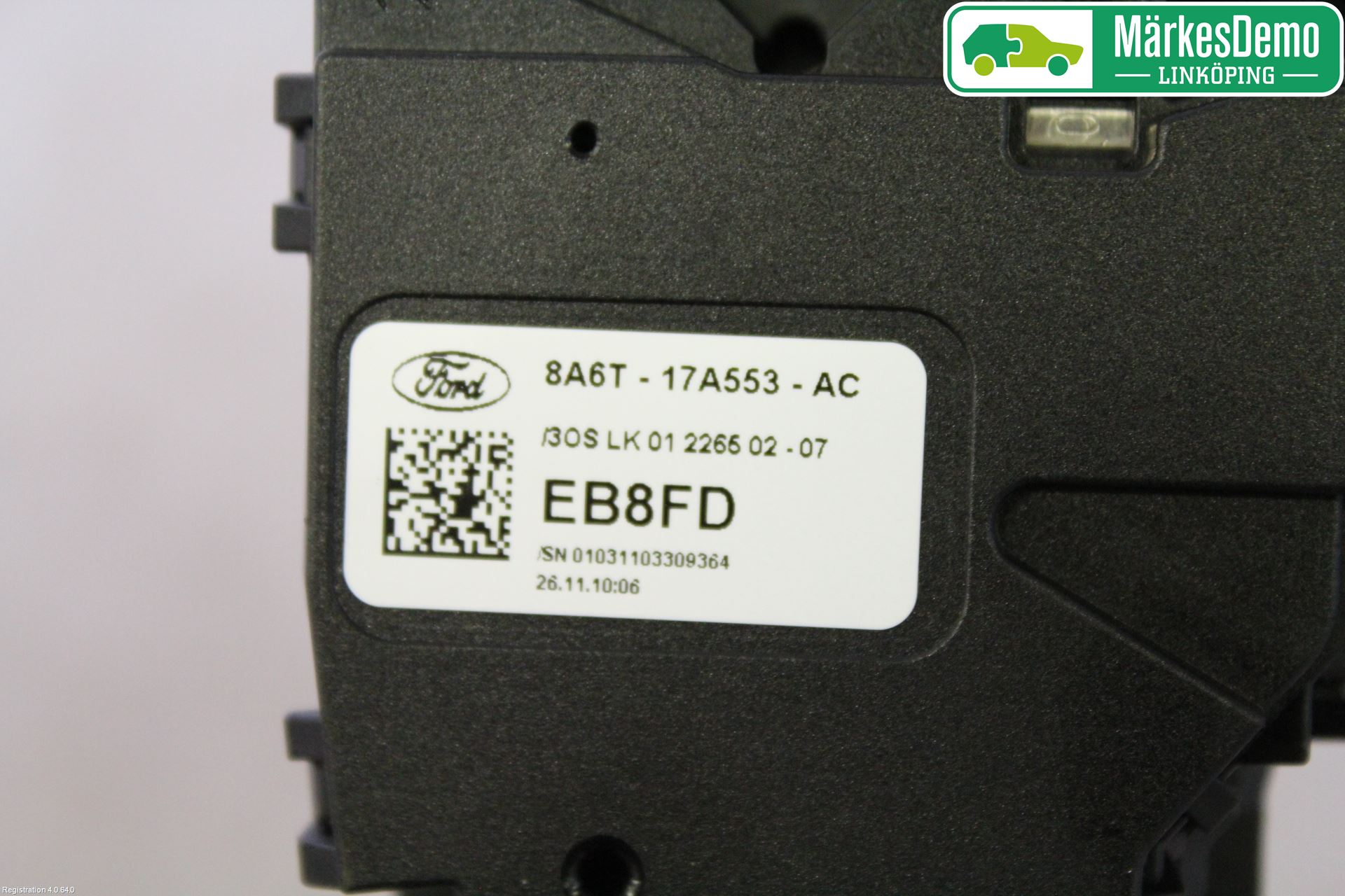 Ford FIESTA 09-12 Spak Torkar-Spolomk