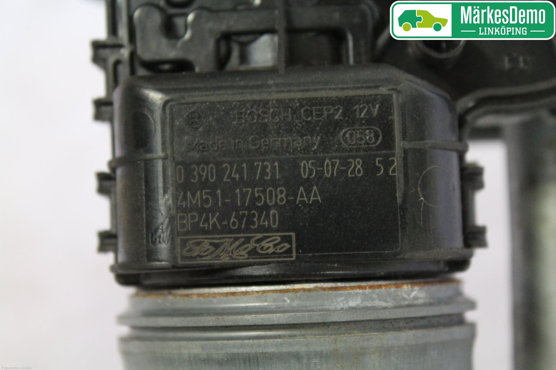 Mazda 3 I 03-06 Torkarmekanism Vindruta