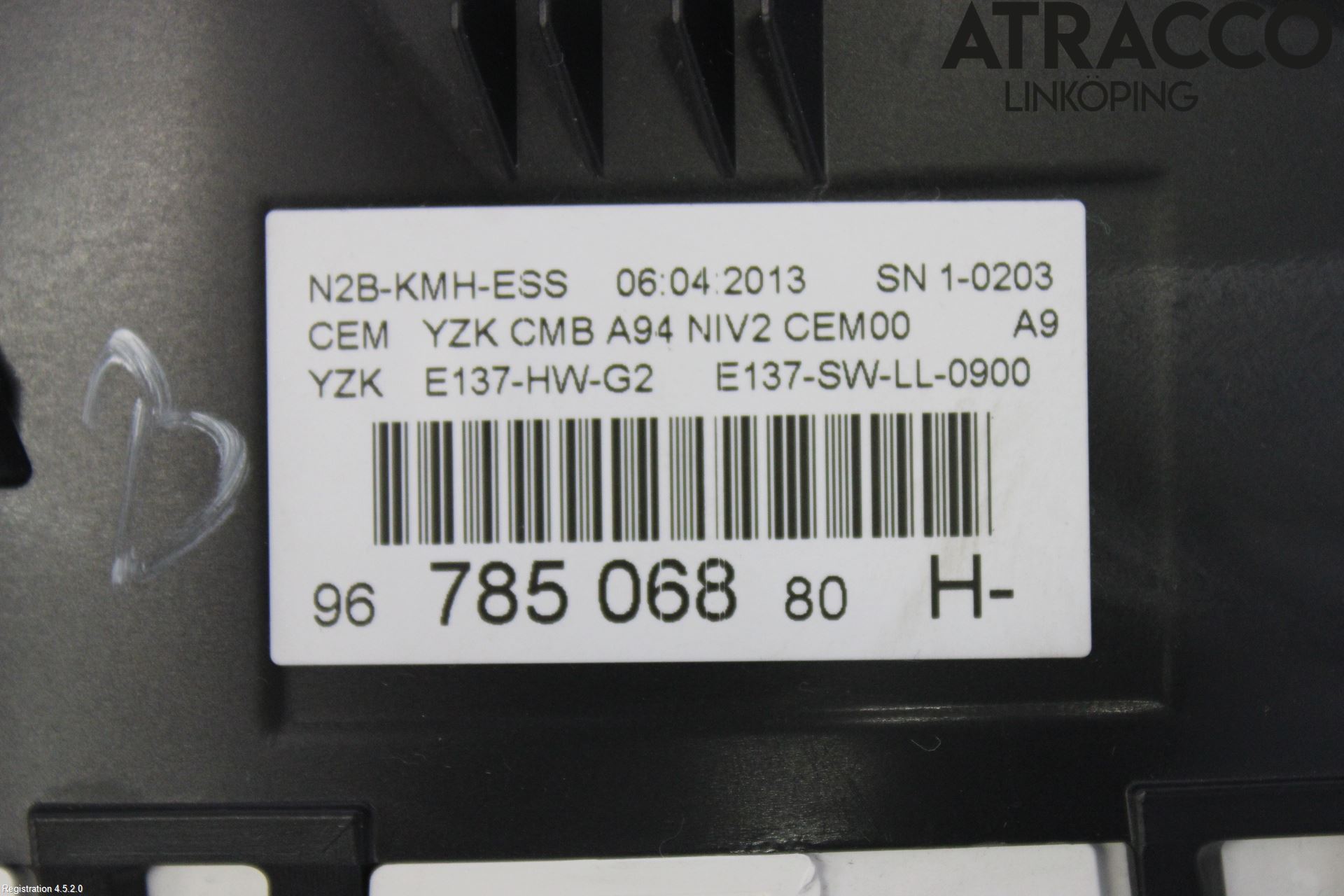 Peugeot 2008 13-20 Instrument Komb