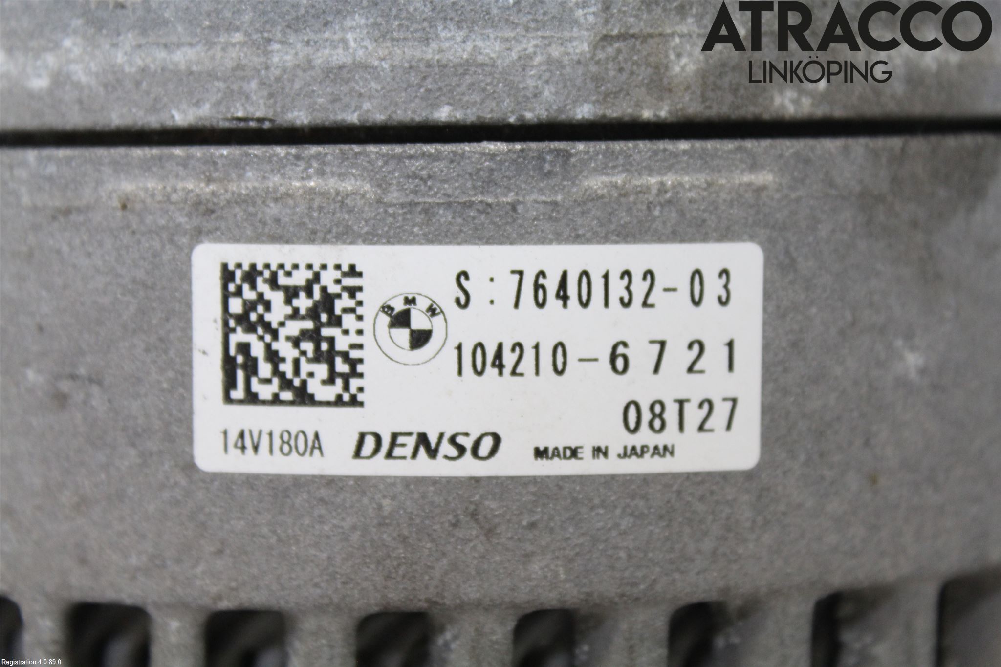 BMW 3 F30/F31/F80 12-19 Generator